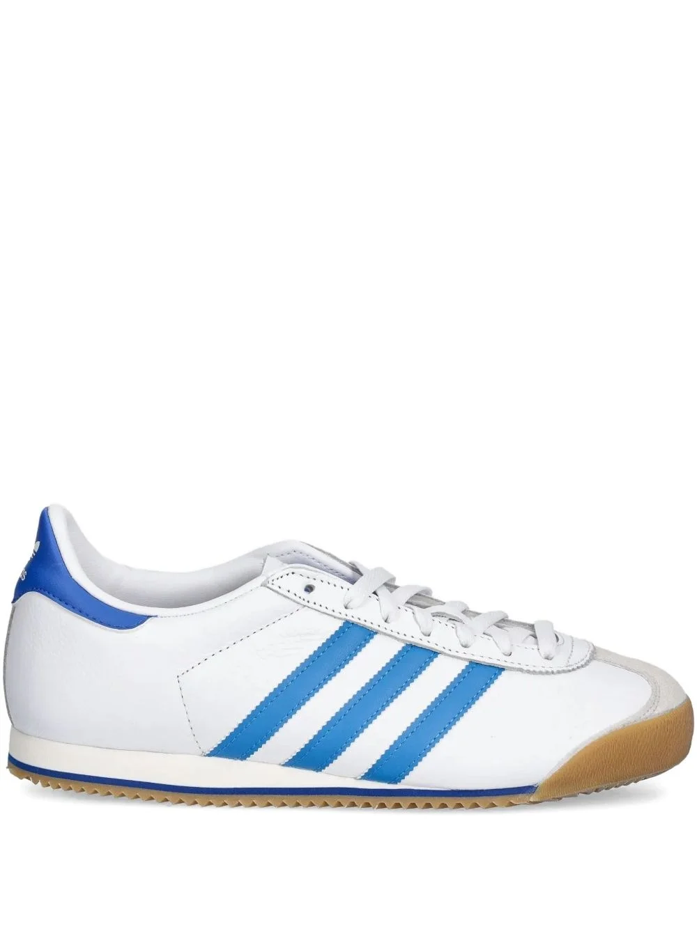 K74 leather three-stripe sneakers - 1