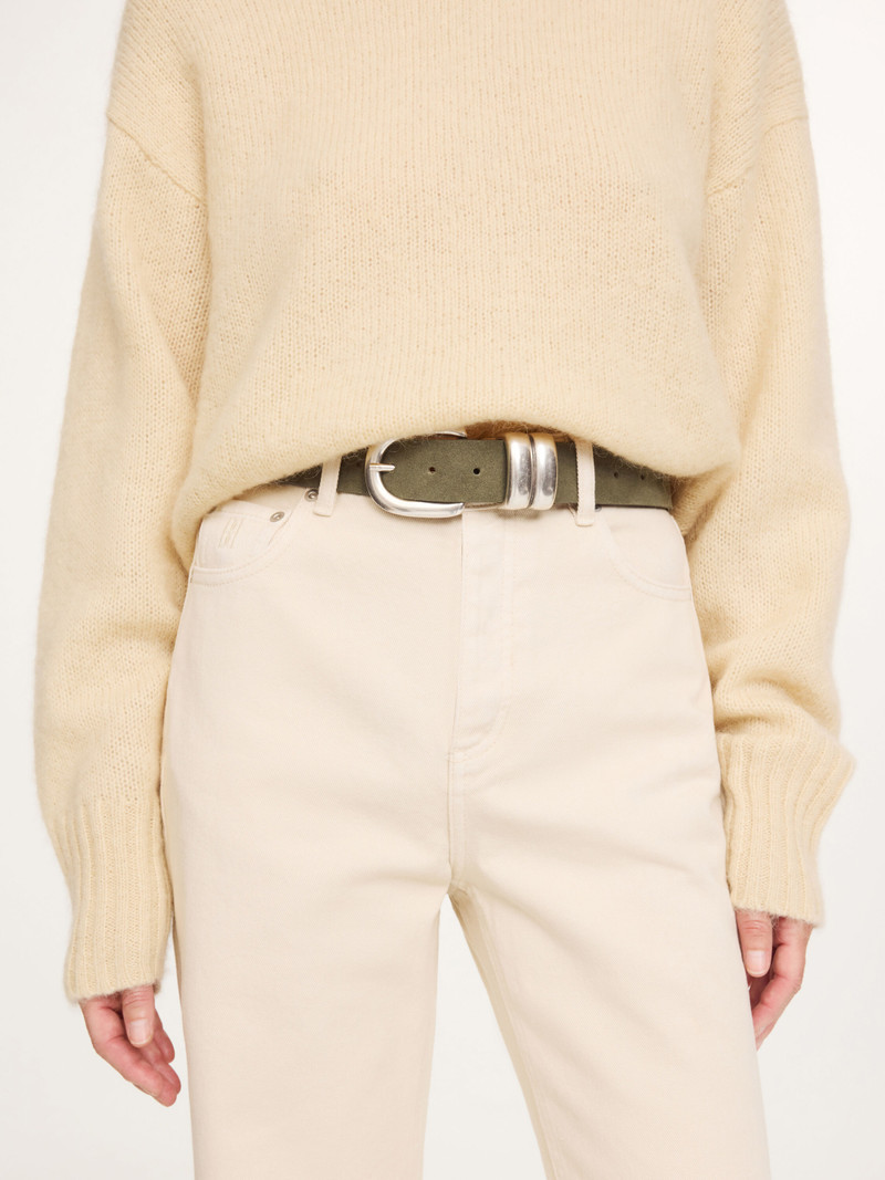 BY MALENE BIRGER Zoira suede belt outlook