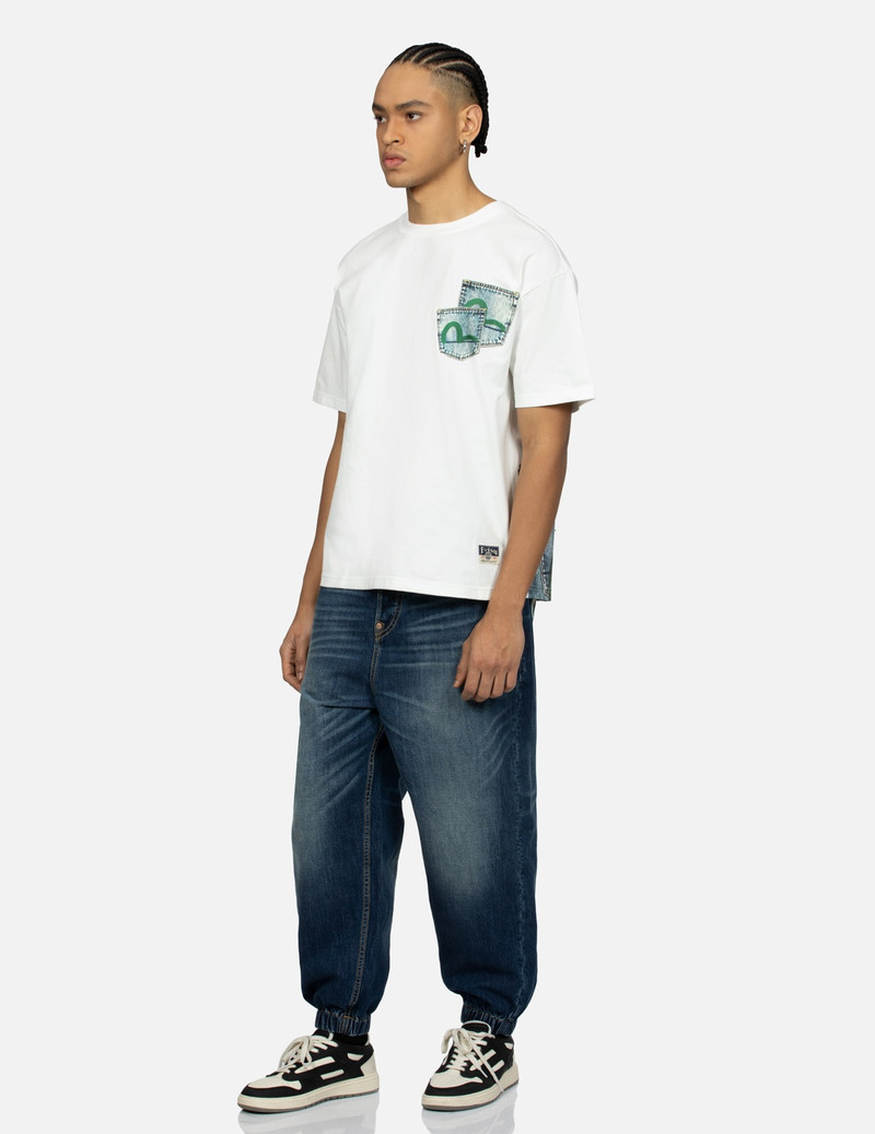 SIMULATED DIGITAL PRINT RELAX FIT T-SHIRT 4