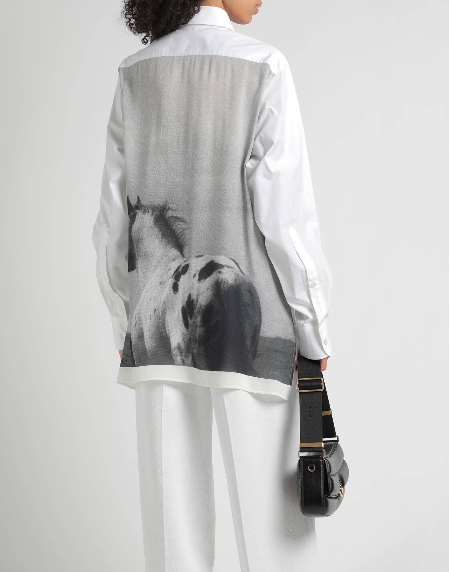 White Women's Patterned Shirts & Blouses - 4