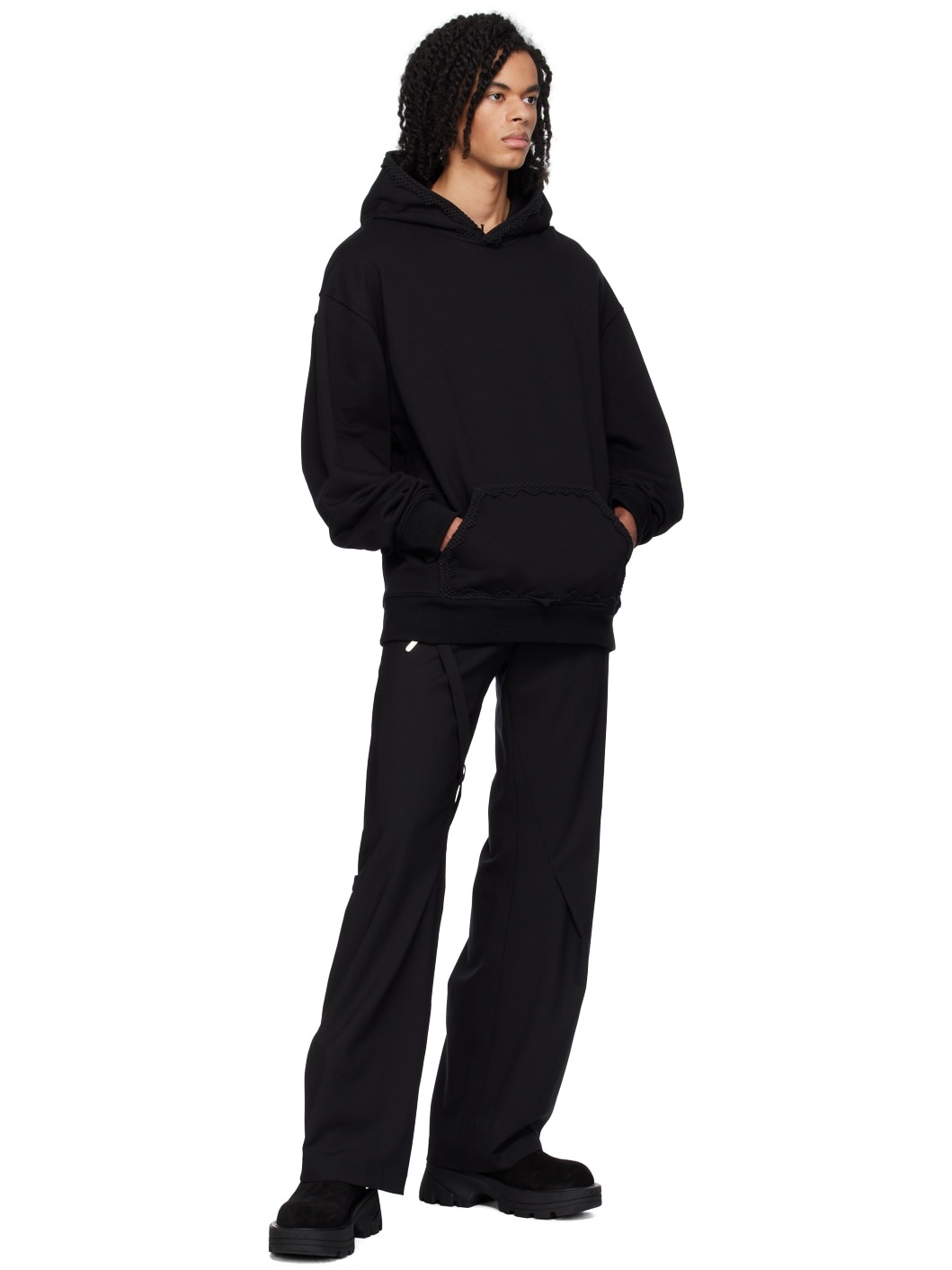 Black Spherical Hoodie - 4