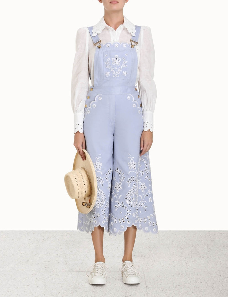 Zimmermann CLOVER EMBROIDERED OVERALL outlook