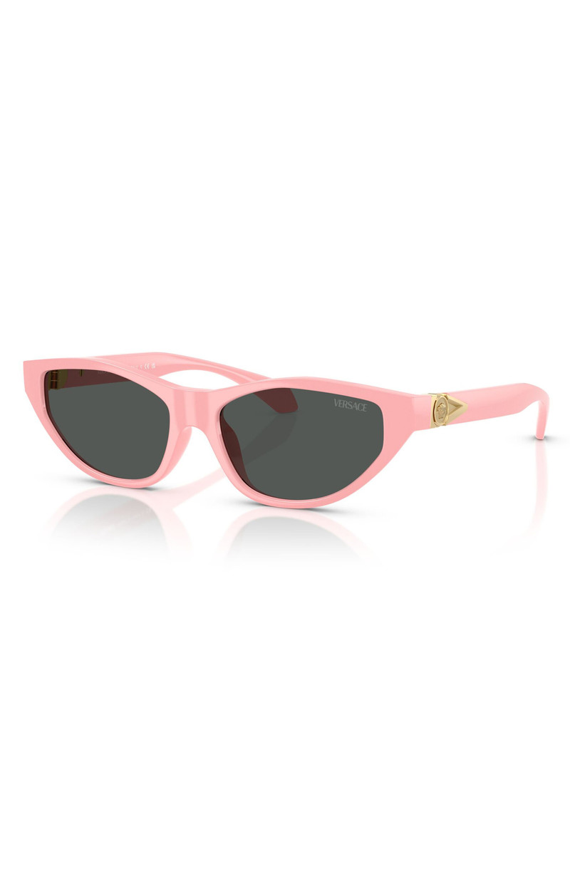 VERSACE Versace 55mm Cat Eye Sunglasses in Pink at Nordstrom outlook