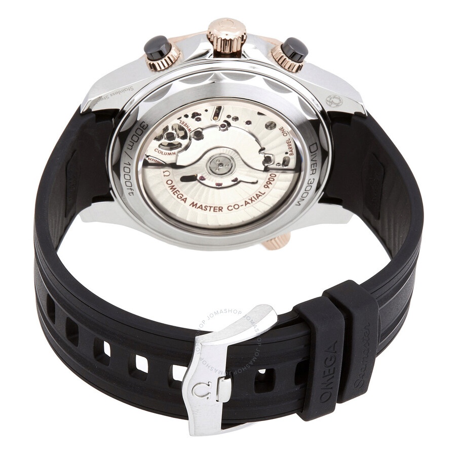 Omega Seamaster Diver 300m Co-Axial Master Chronograph Automatic Chronometer Black Dial Men's Watch  - 3