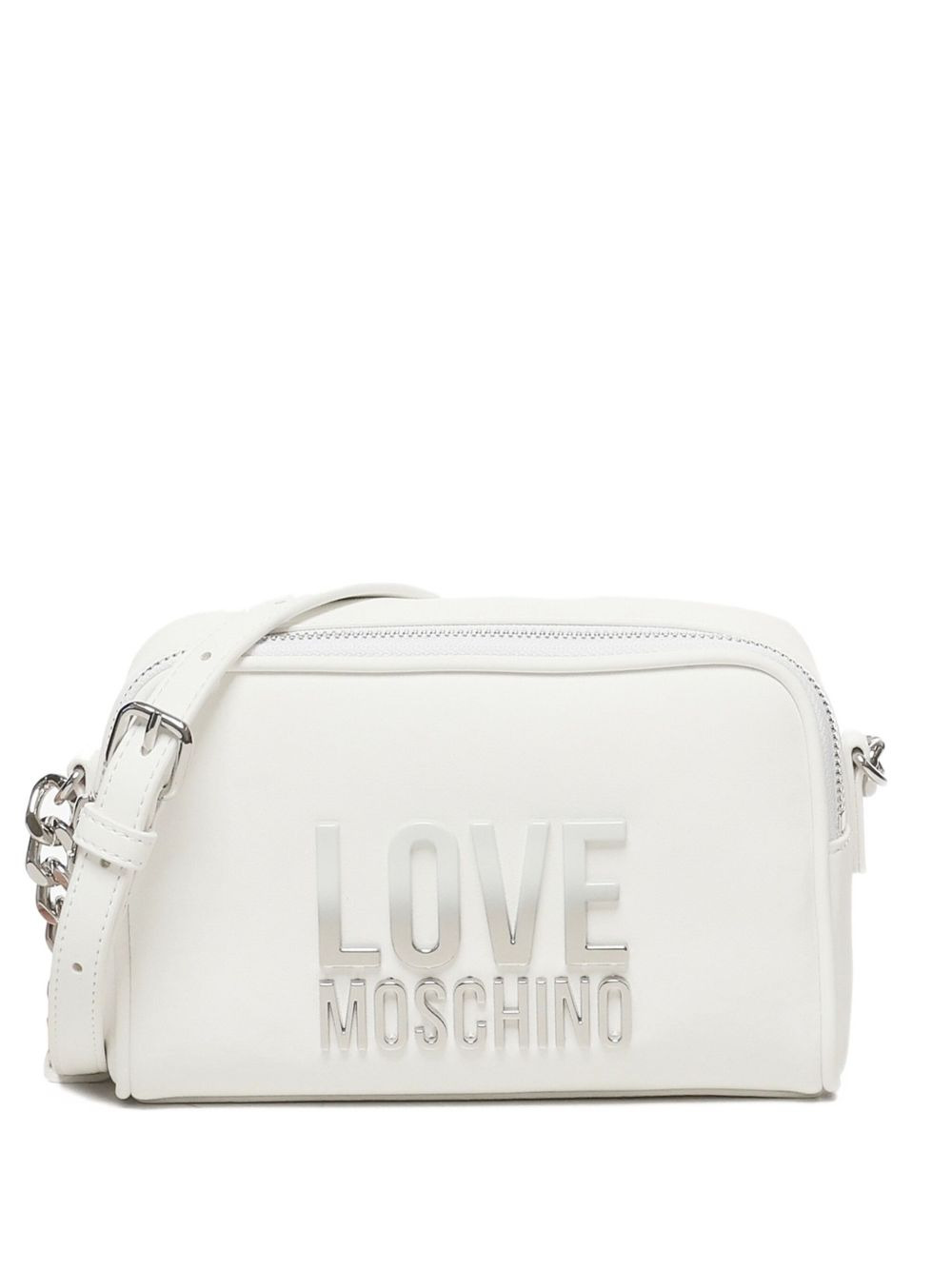 logo-plaque shoulder mini bag - 1