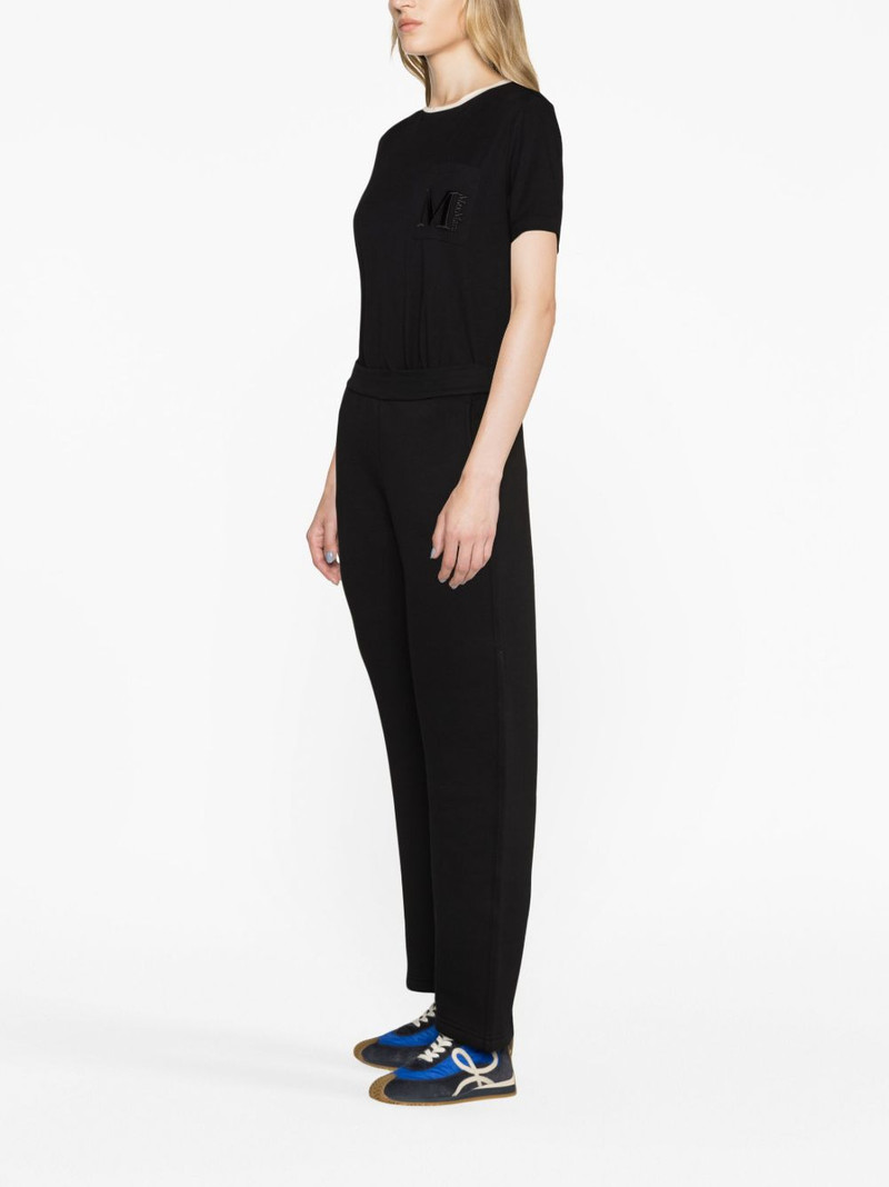 tapered cotton-jersey trousers 4