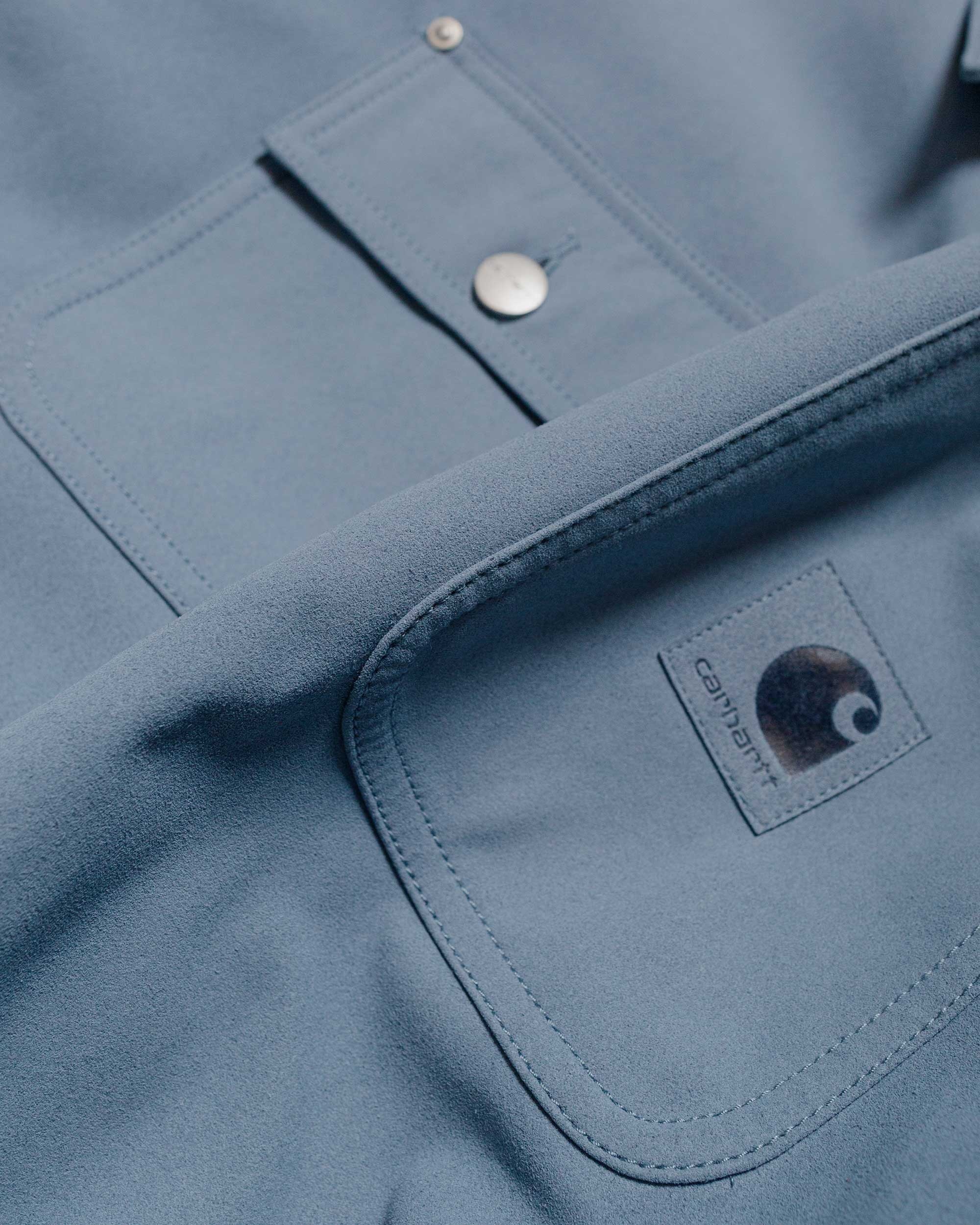 Carhartt W.I.P. Michigan Coat Suede Dove Grey - 5