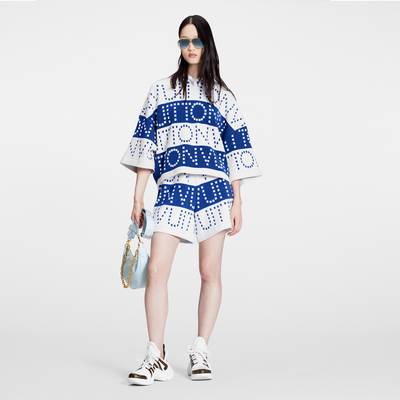 Louis Vuitton Signature Chunky Stripes Hoodie outlook