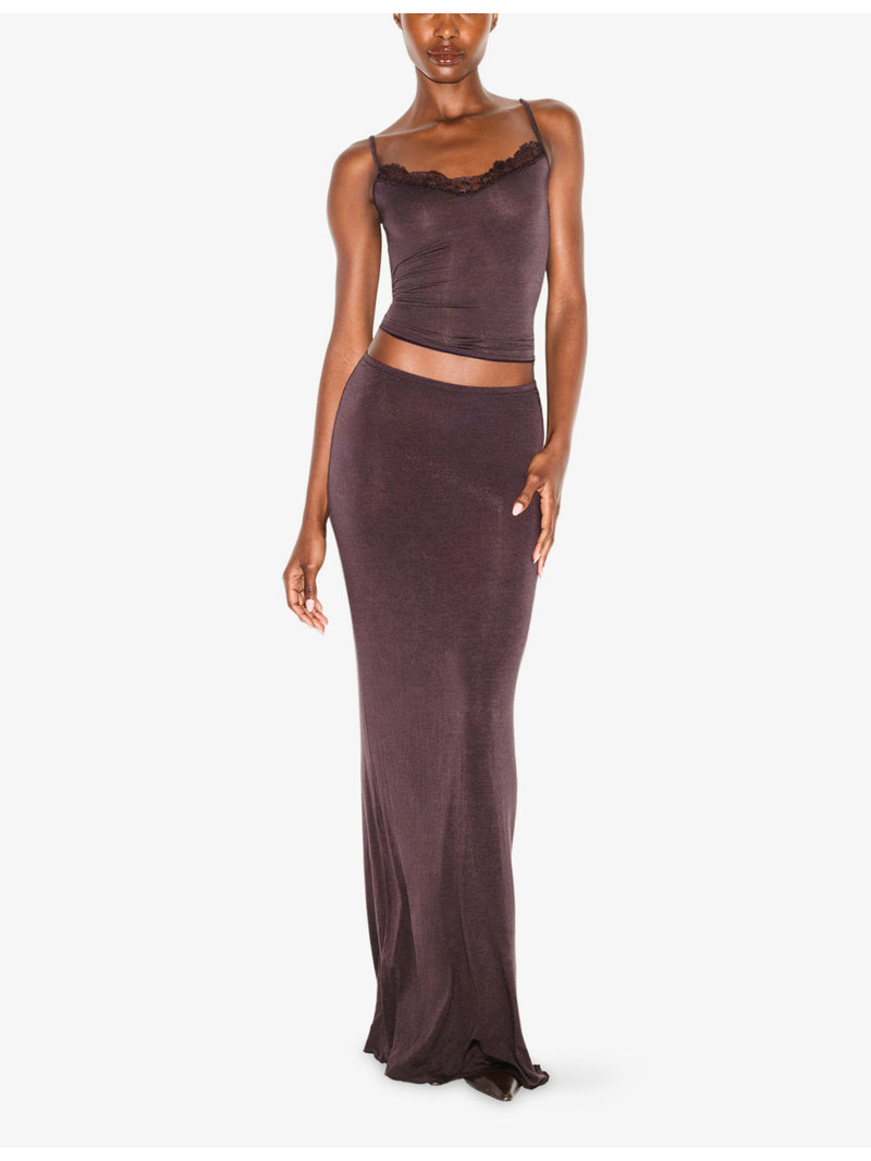 SKIMS Sheer Modal Lace Camisole Top outlook