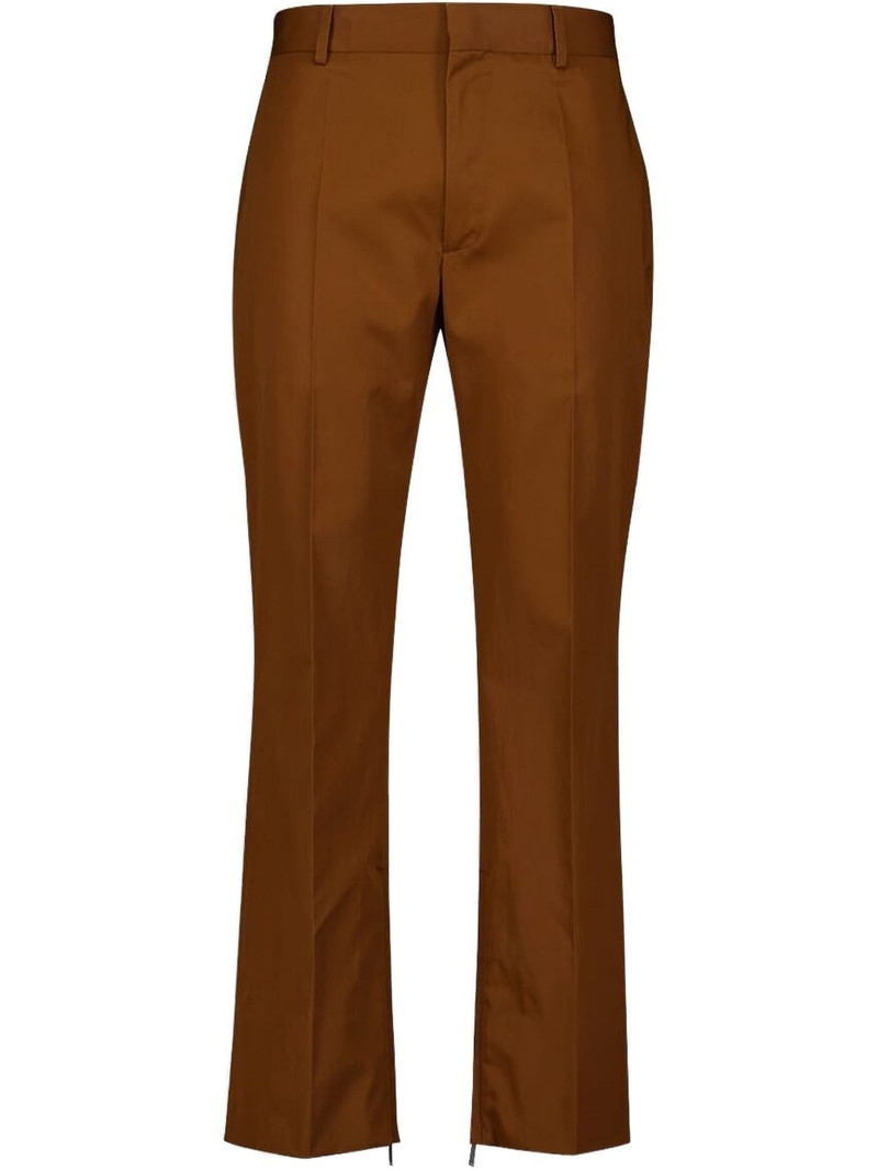 cotton straight-leg trousers 1