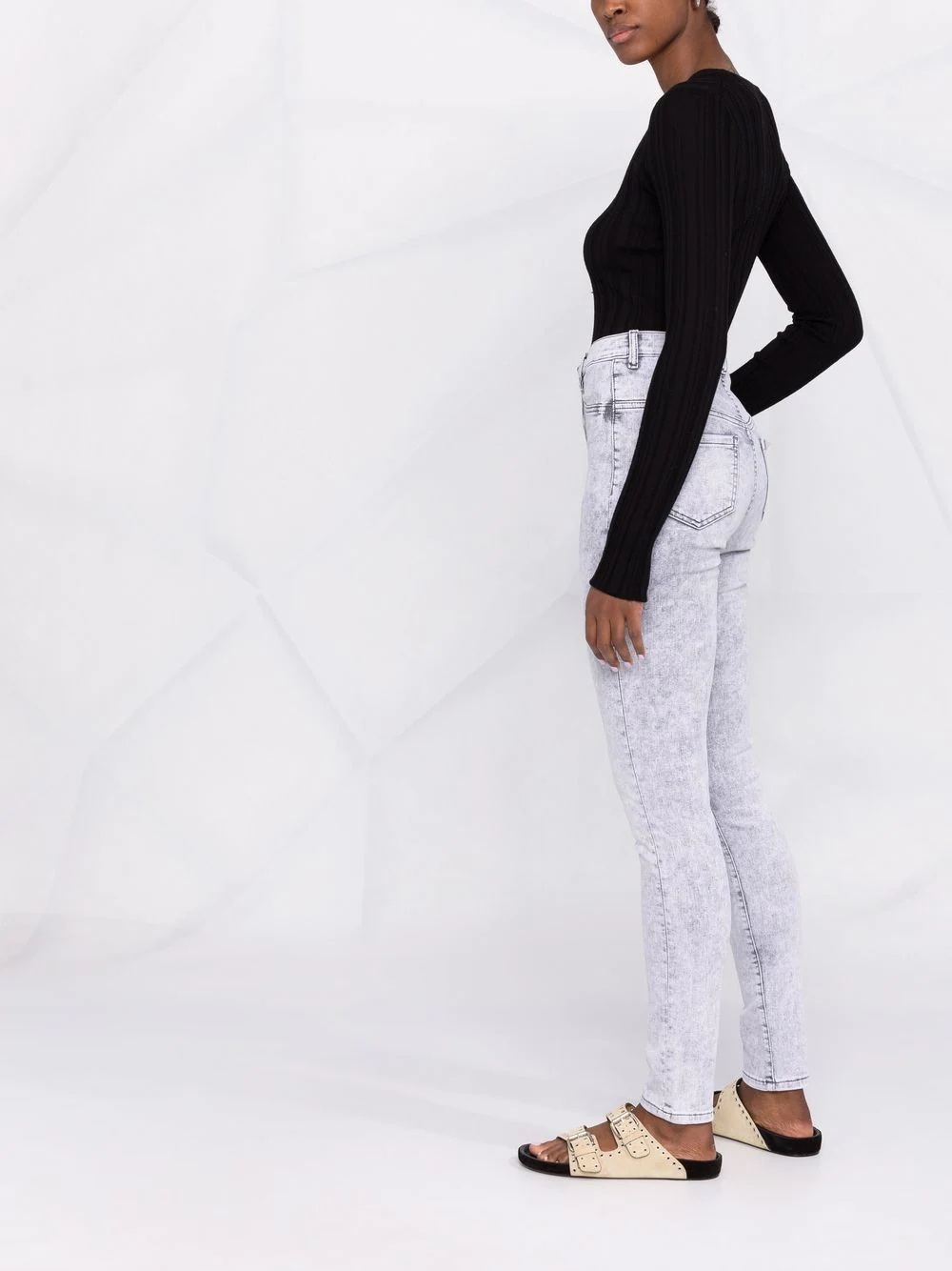 super high waist jeggings - 4