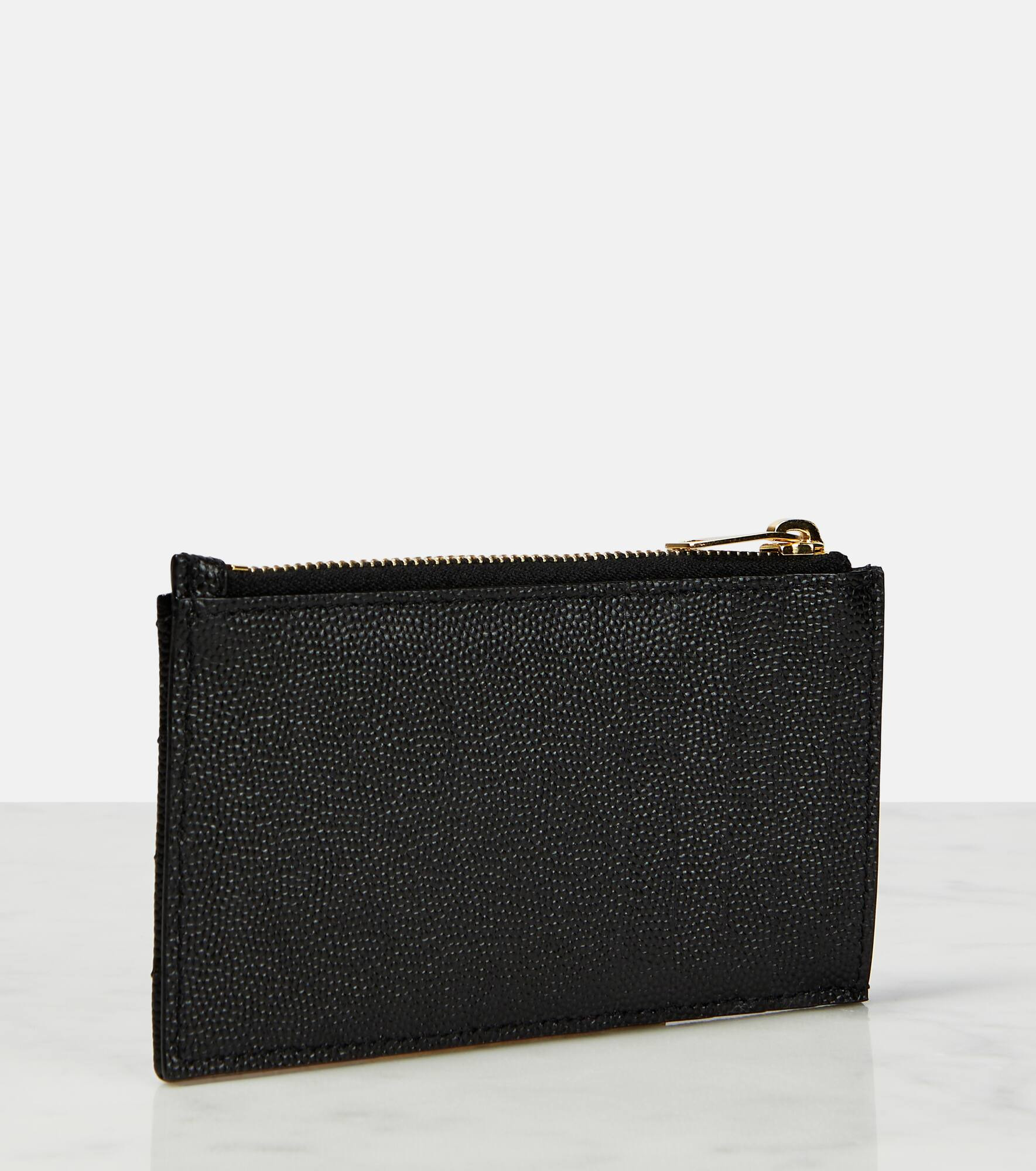 Monogram zipped leather wallet - 3