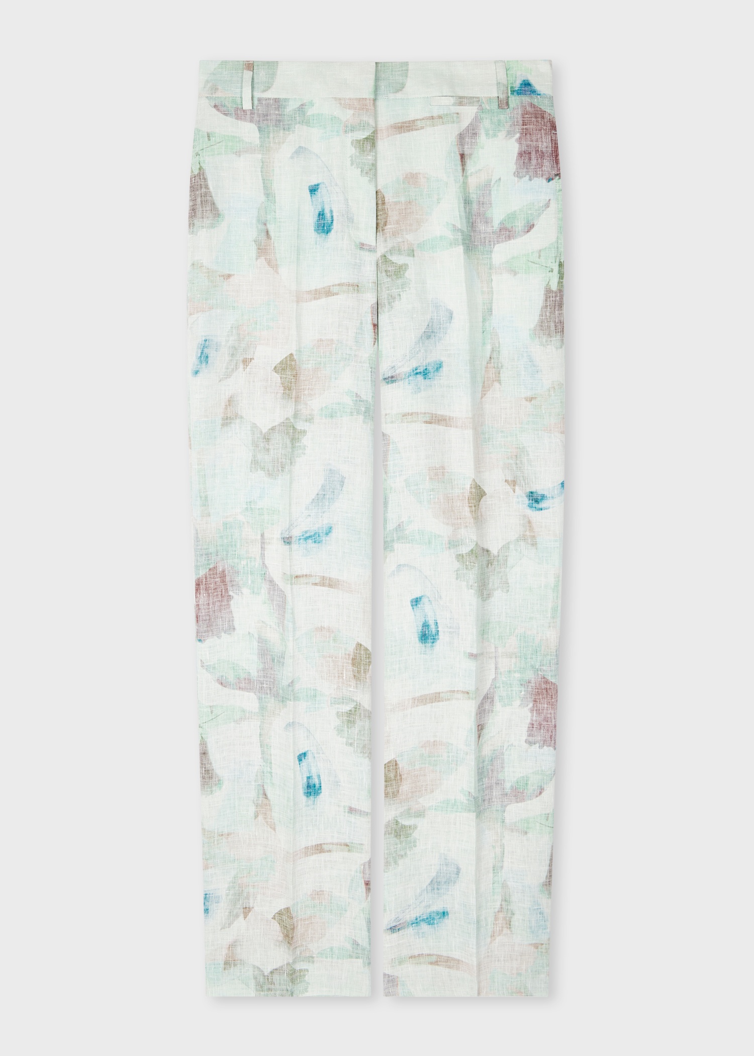 Women's 'Floral Paint Studies' Three-Piece Linen Suit - 7