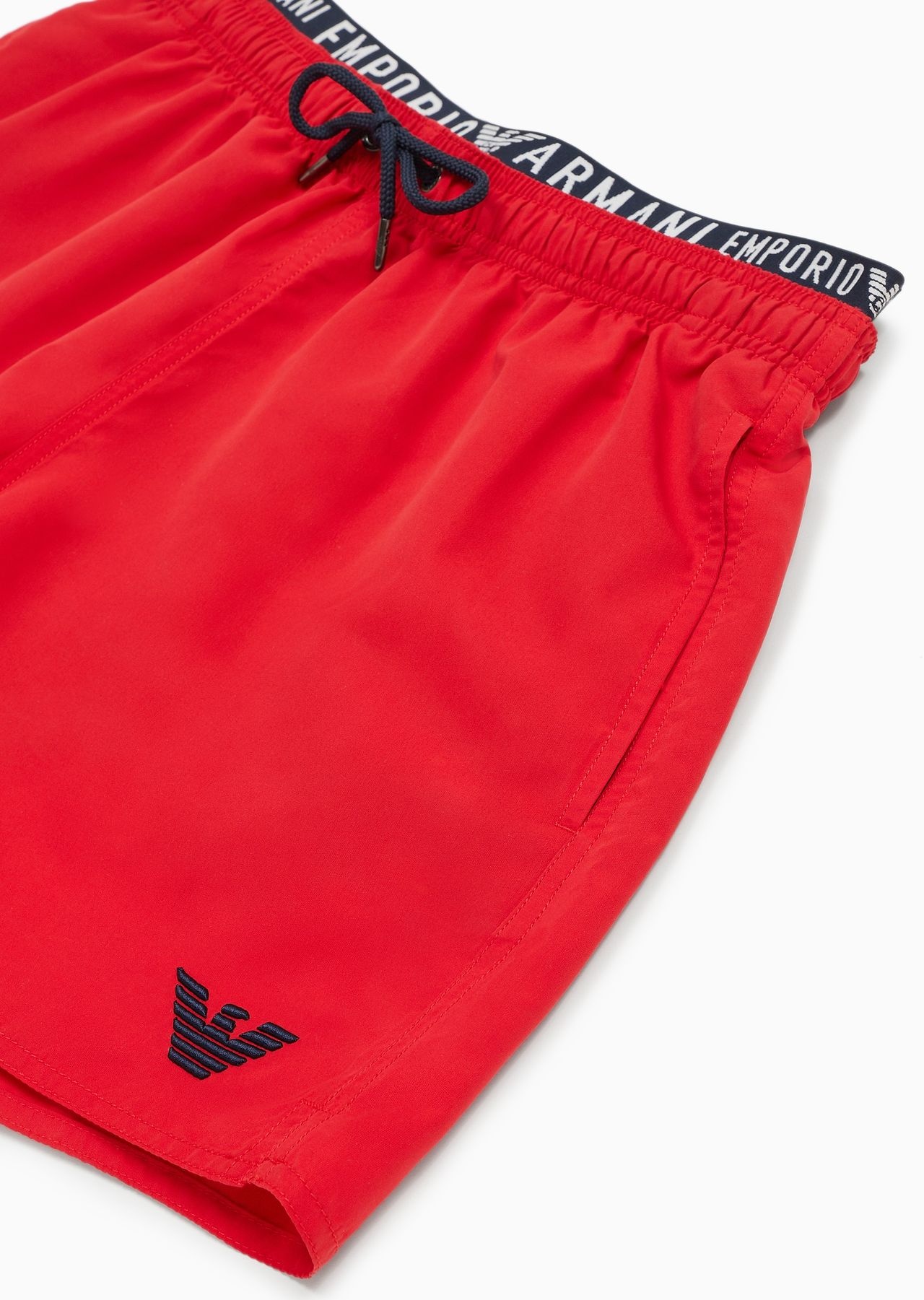 ASV recycled-fabric swim shorts with logoband - 7
