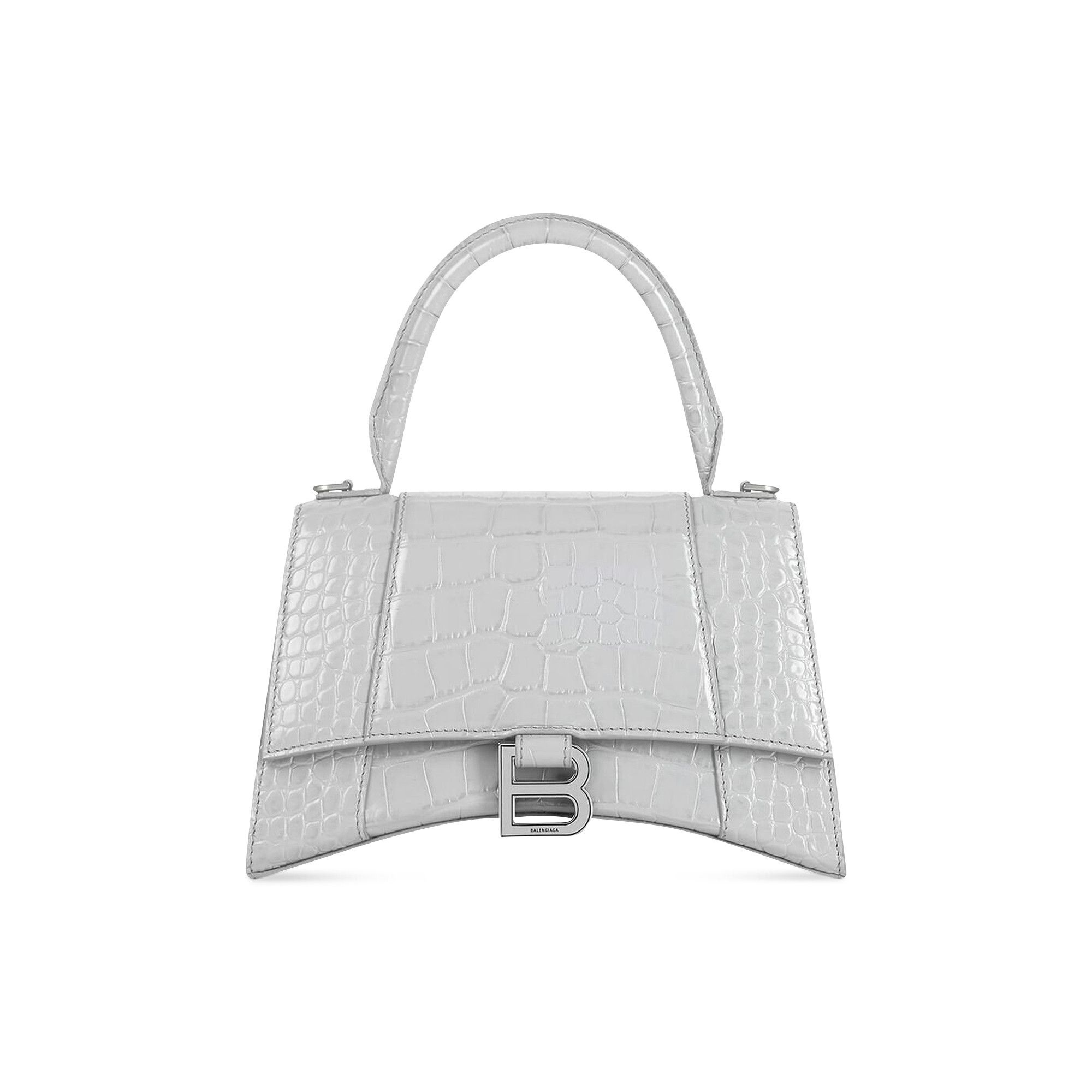 Balenciaga Small Hourlgass Top Handle Bag 'Grey' - 1