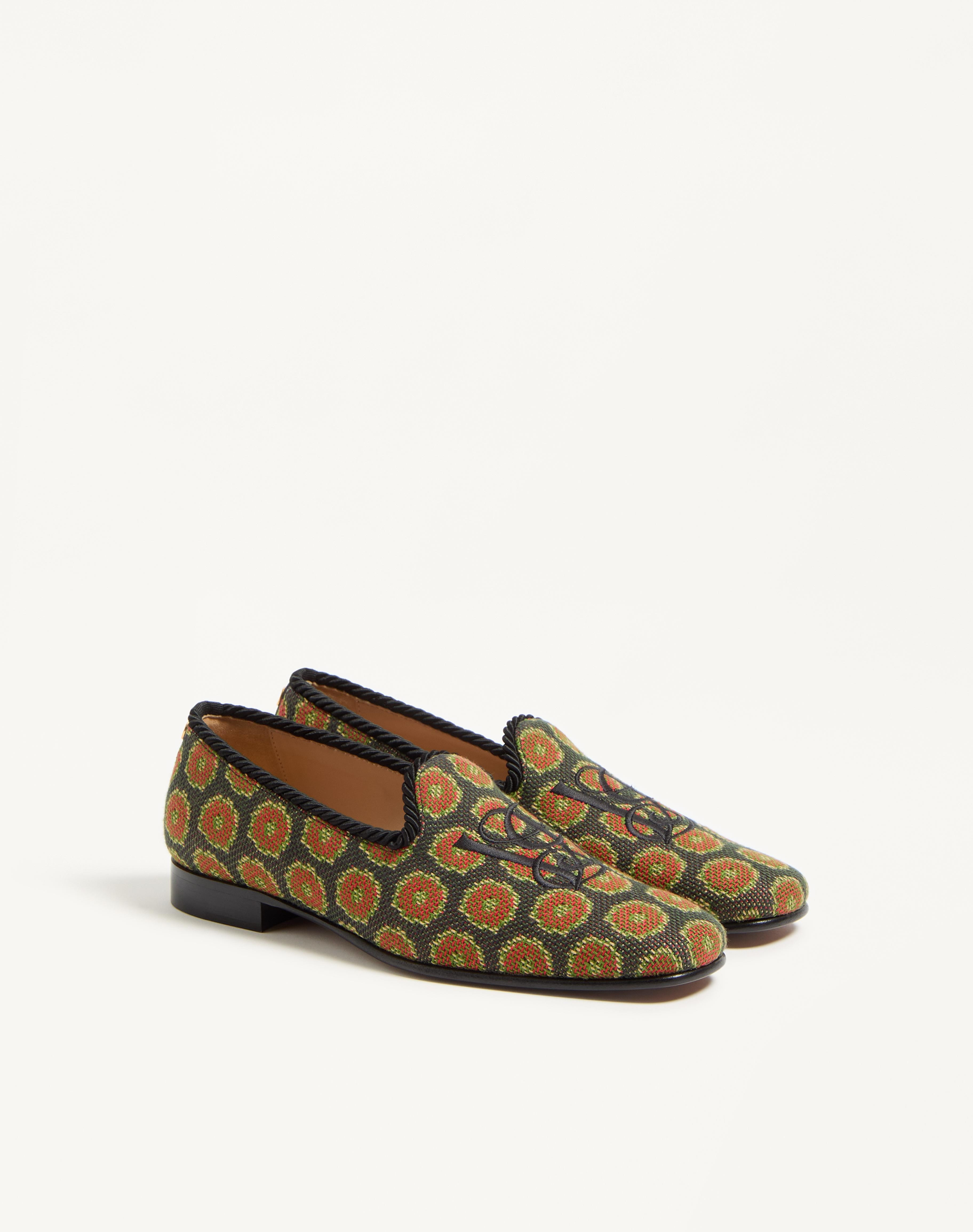 LES ALCÔVETTES LOAFER IN JACQUARD FABRIC - 3