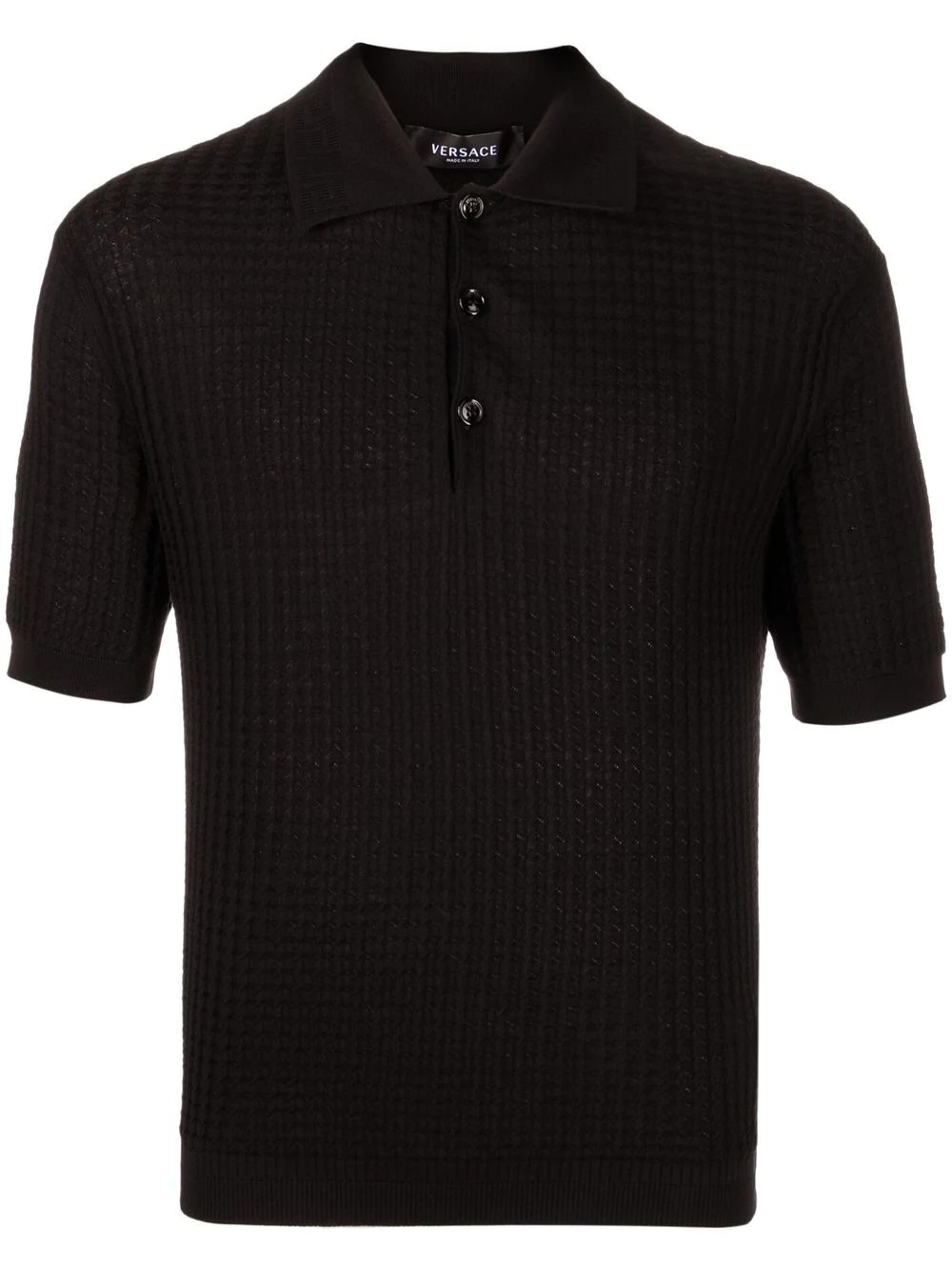 Greca collar polo shirt - 1