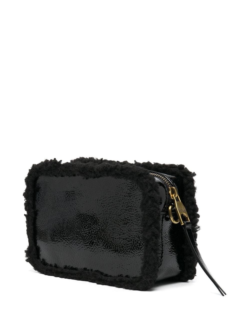 faux-fur trim shoulder bag - 3