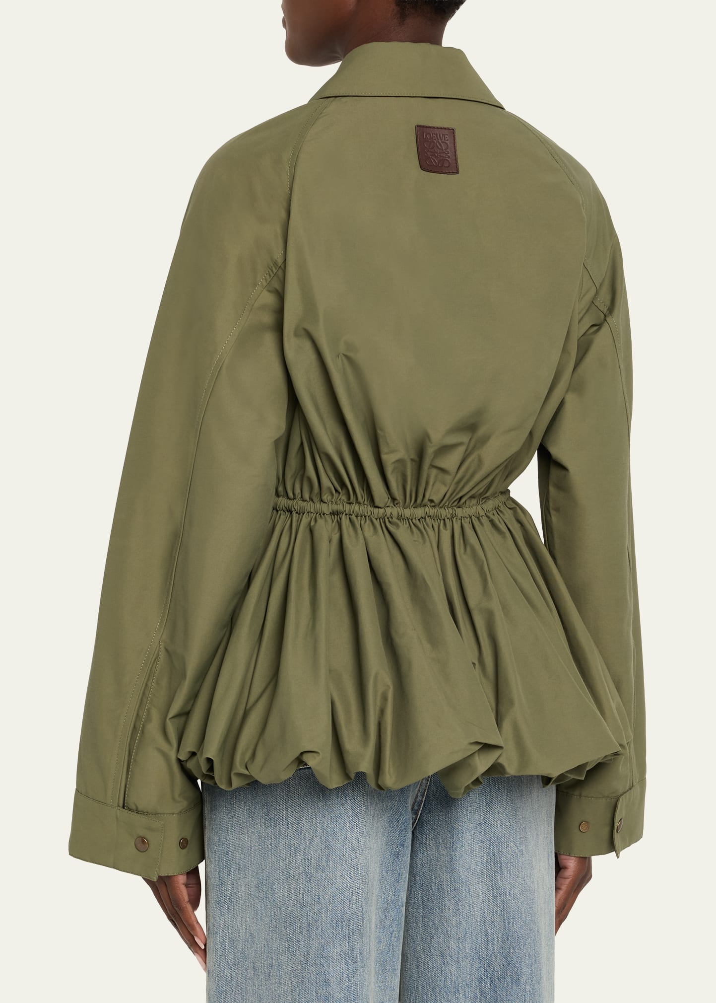 Ruched Windbreaker Jacket - 3