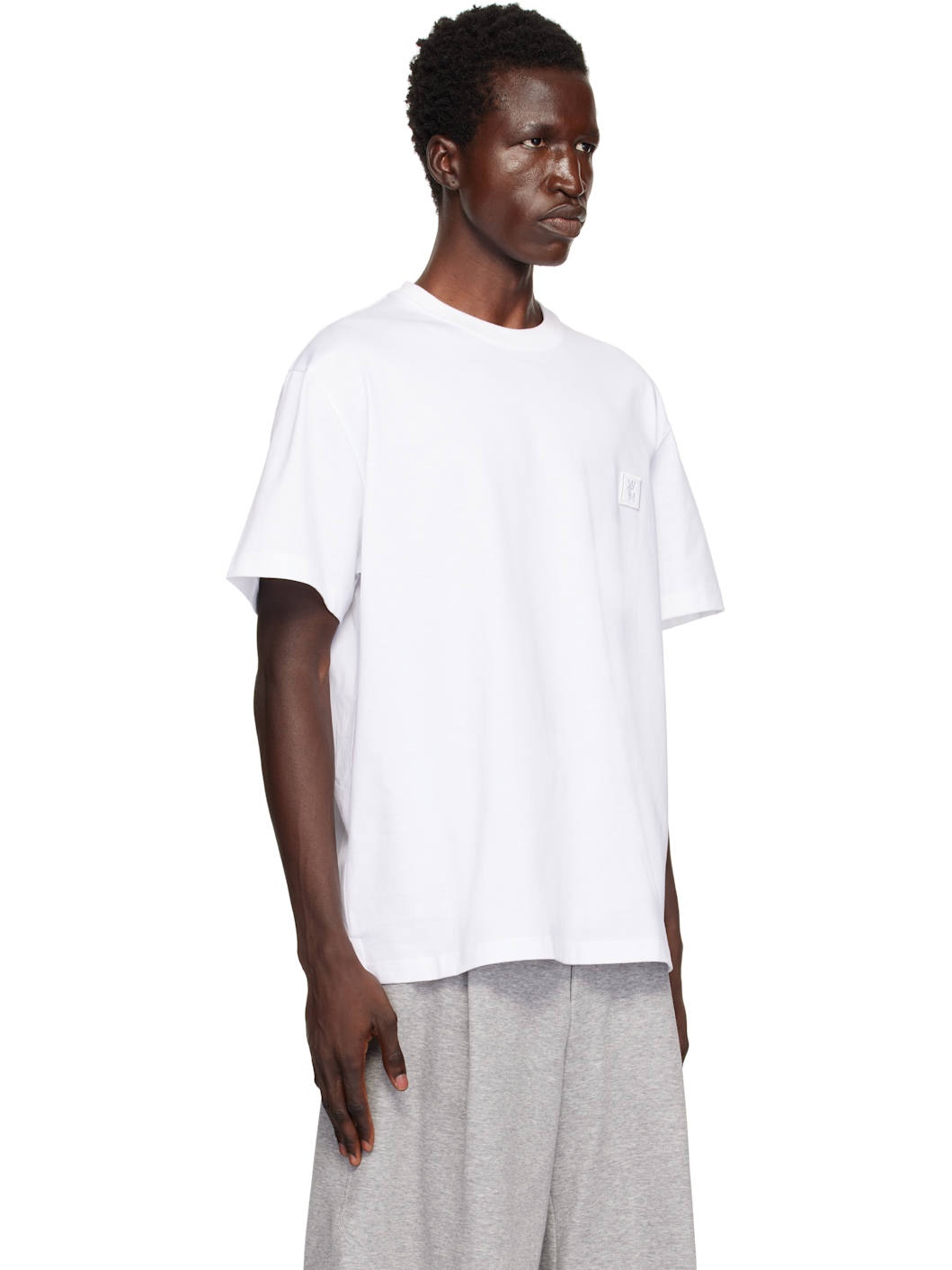 White Metallic Graphic T-shirt - 2