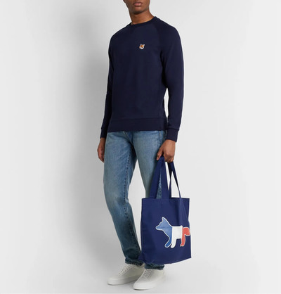 Maison Kitsuné Printed Canvas Tote Bag outlook