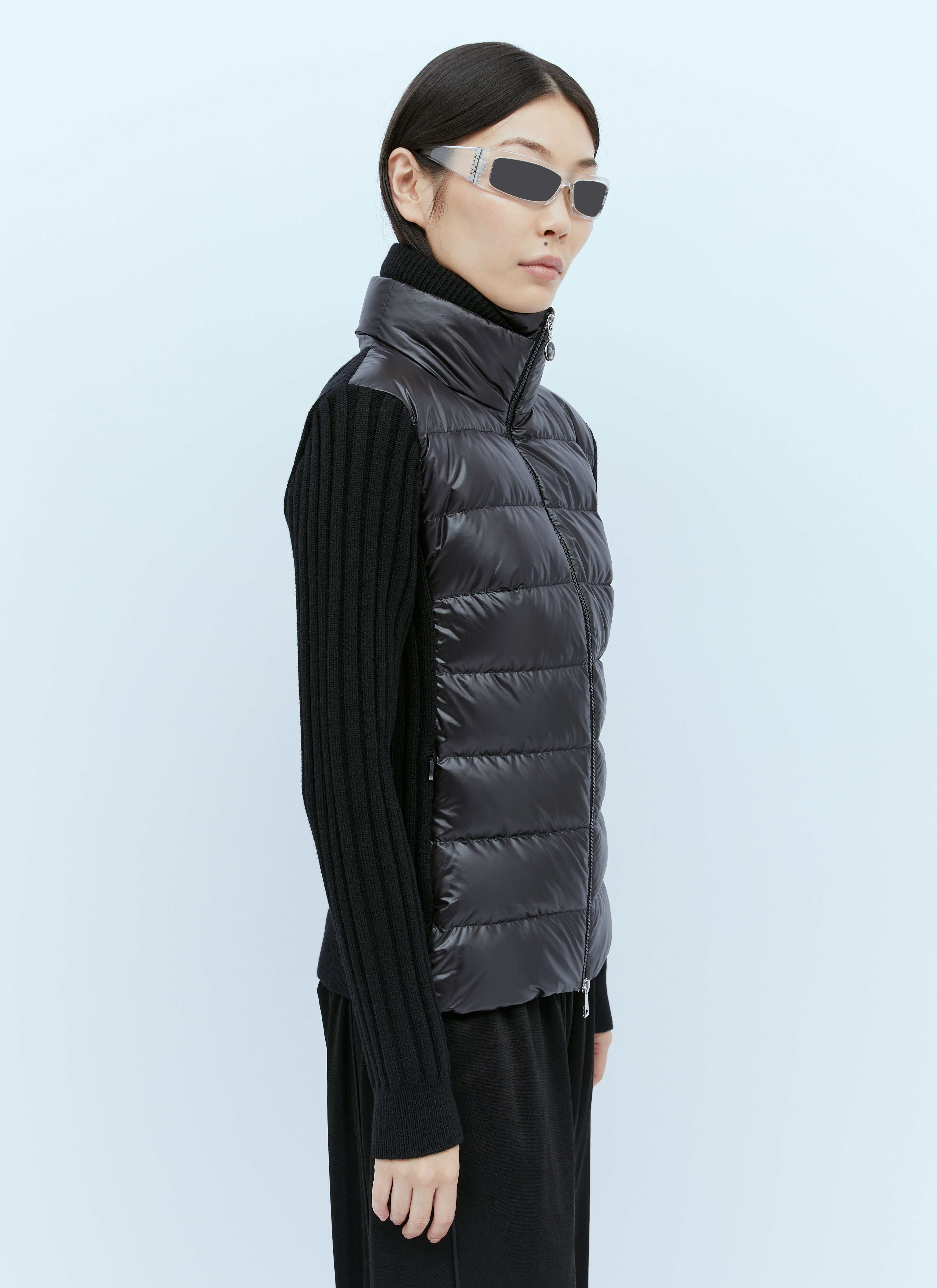 Padded Wool Cardigan - 1