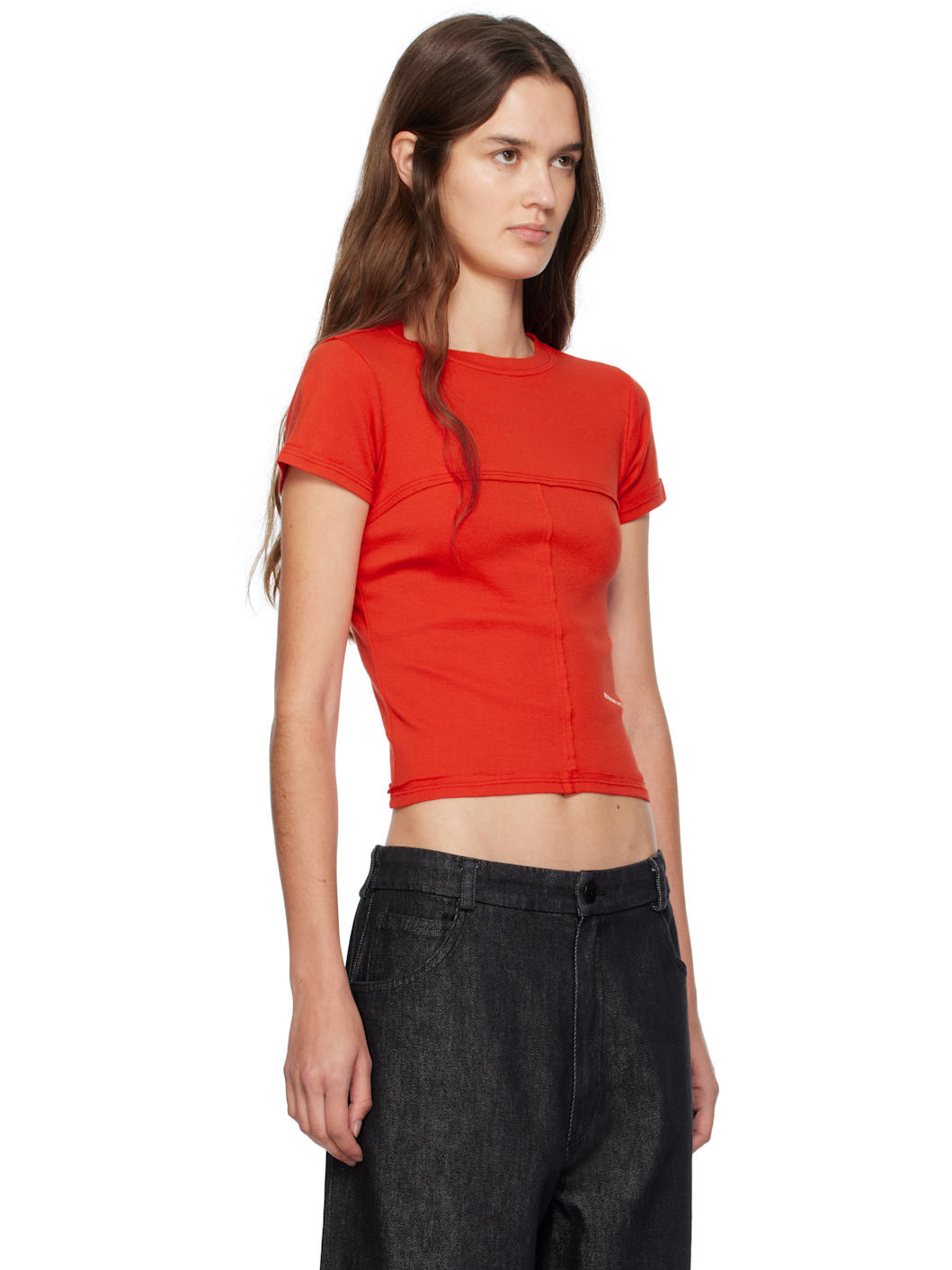 Red Lapped Baby T-shirt - 2