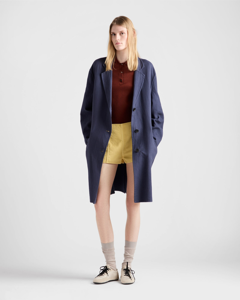 Prada Cotton polo sweater outlook