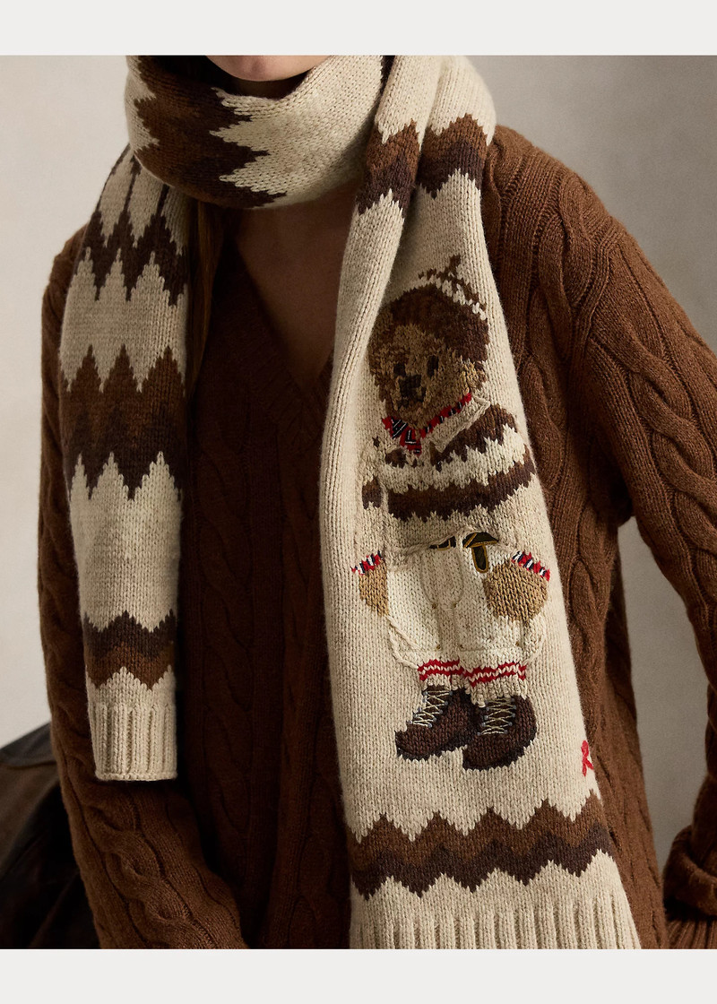 Polo Bear Wool-Blend Scarf 4