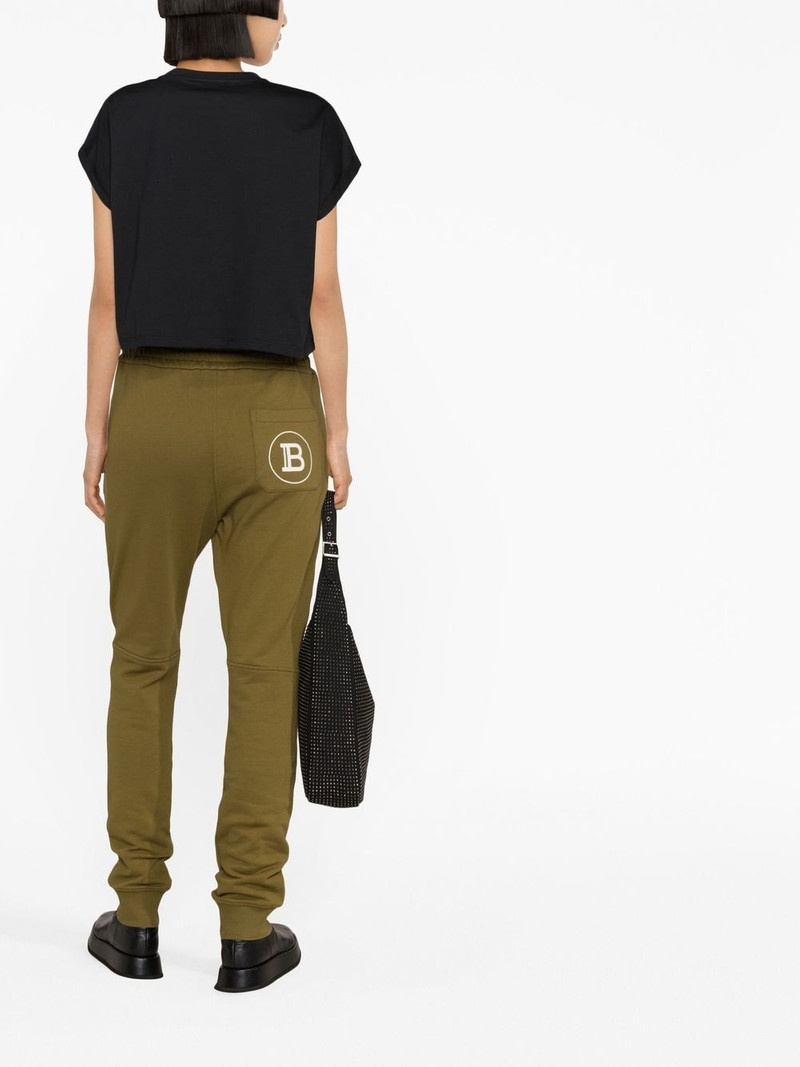 panelled slim-cut track pants 4