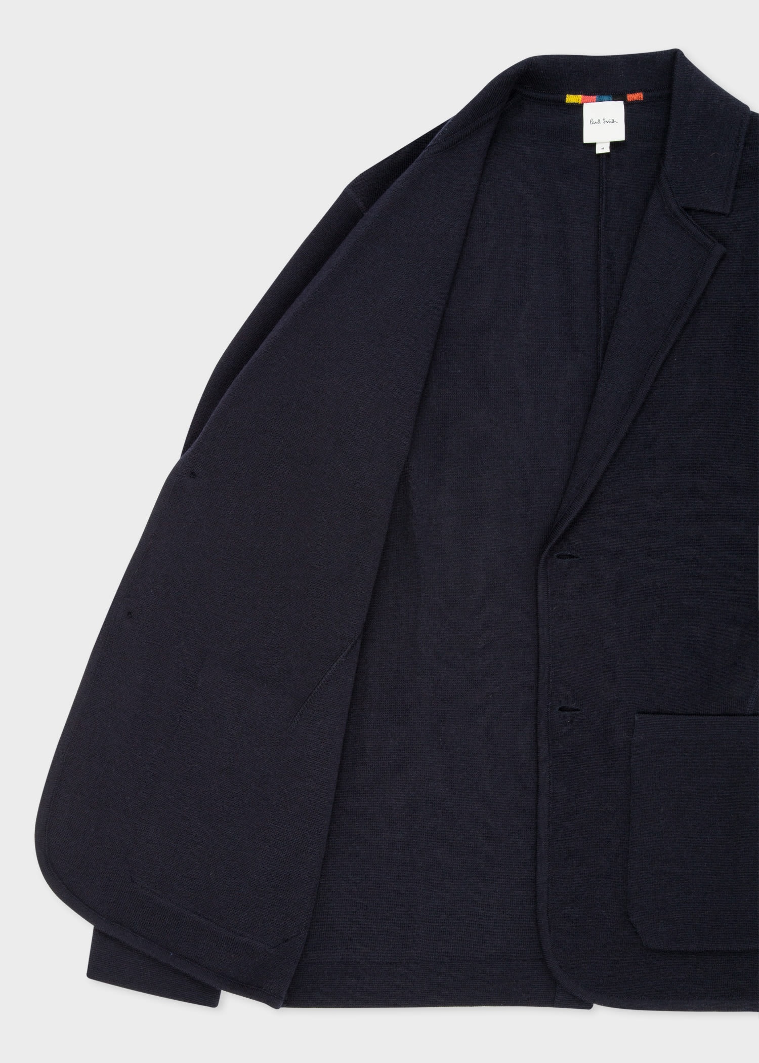 Knitted Wool Cardigan Blazer - 2