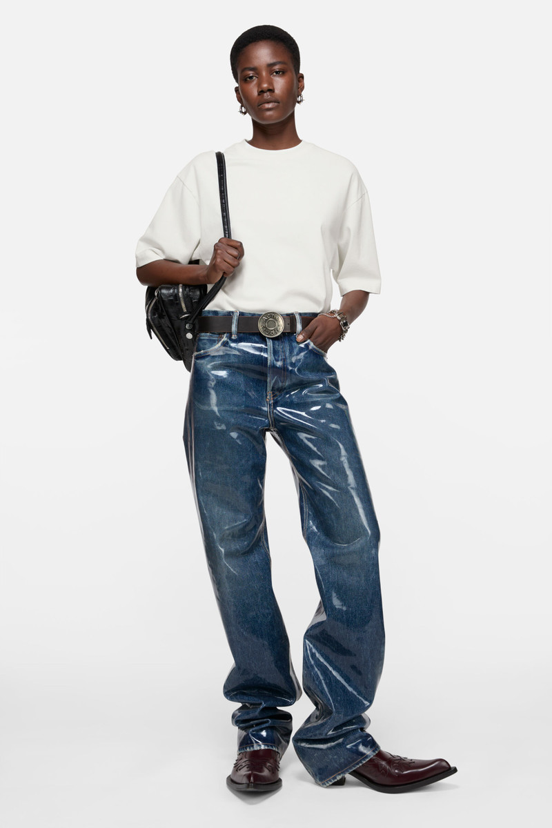 Acne Studios Logo t-shirt - Relaxed fit - Ice White outlook