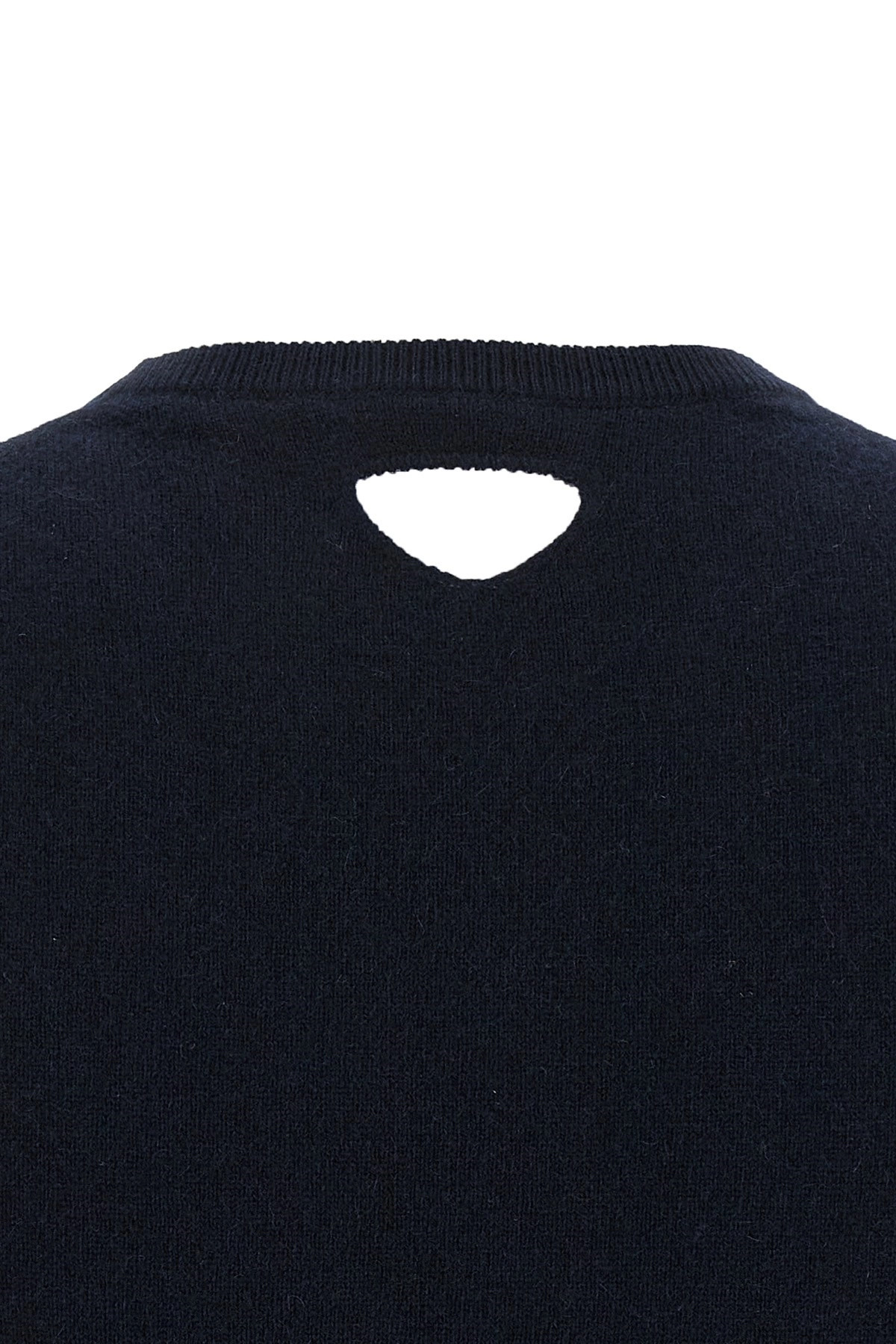 Cut-out logo sweater - 4