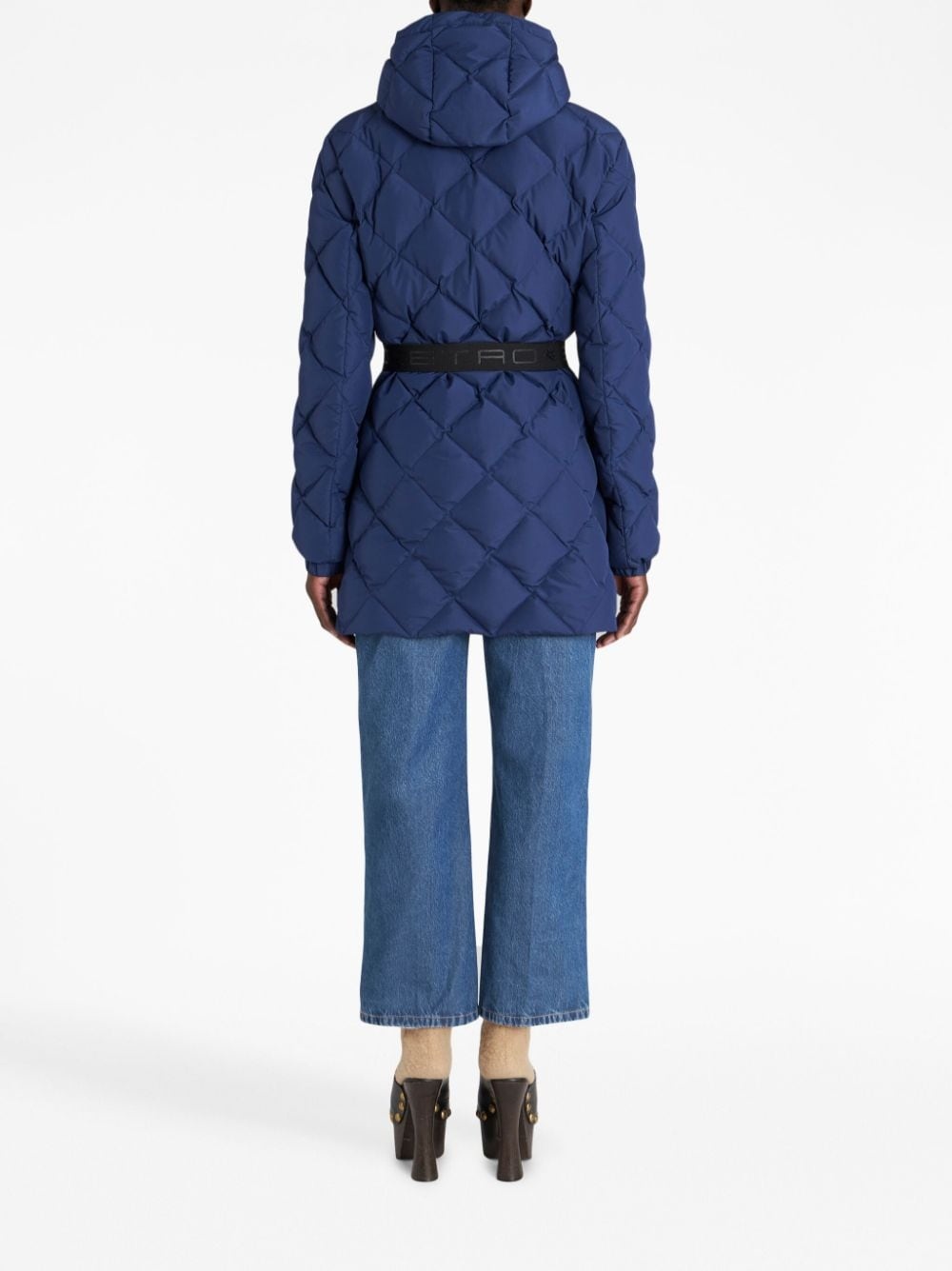 zipped hooded puffer jacket - 3