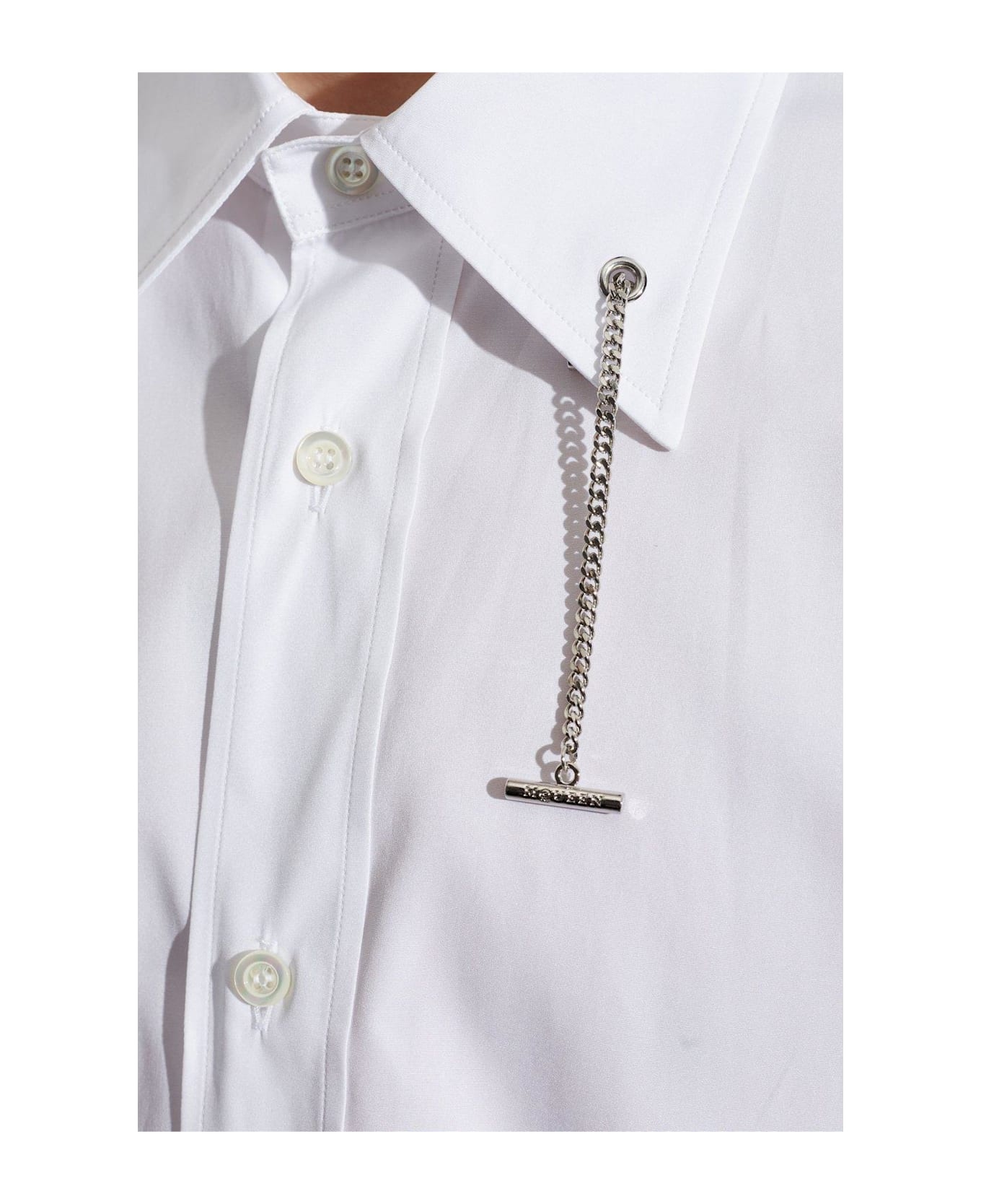 Cross-bar Chain Shirt - 4