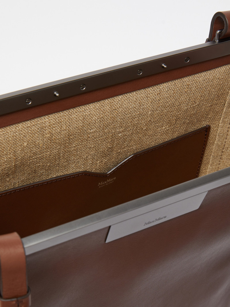 MMSUMMERCLASPS Natural leather shoulder bag 5