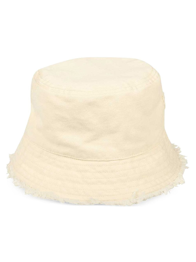 WEEKEND Max Mara embroidered frayed-edge bucket hat outlook
