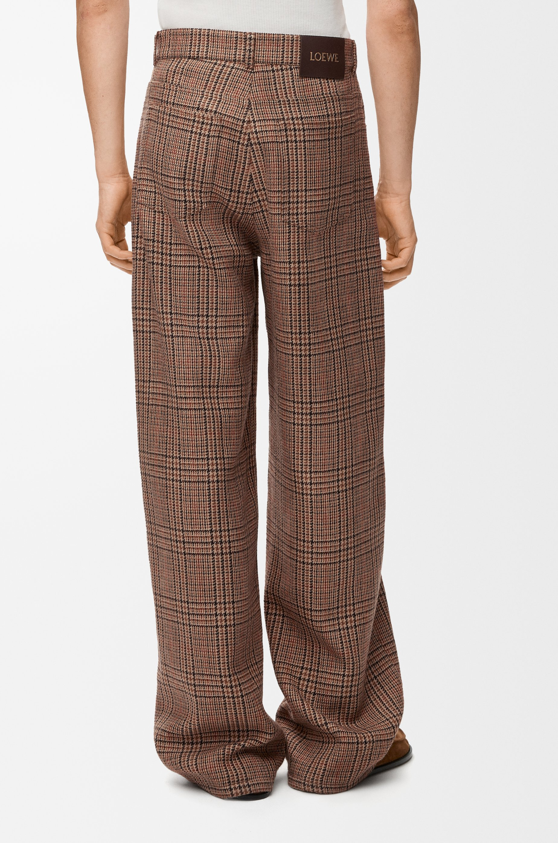Barrel trousers in wool - 4