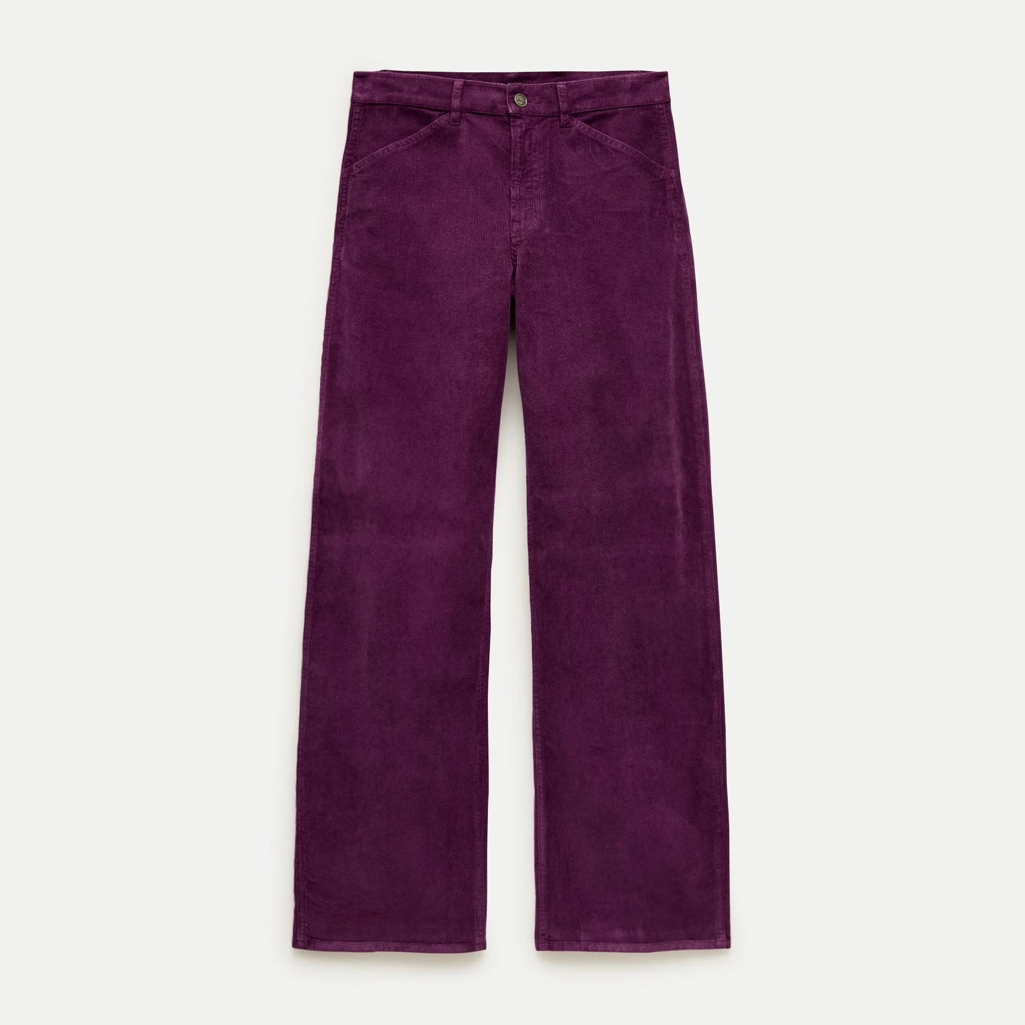 Zoe barrel pant in stretch corduroy - 1