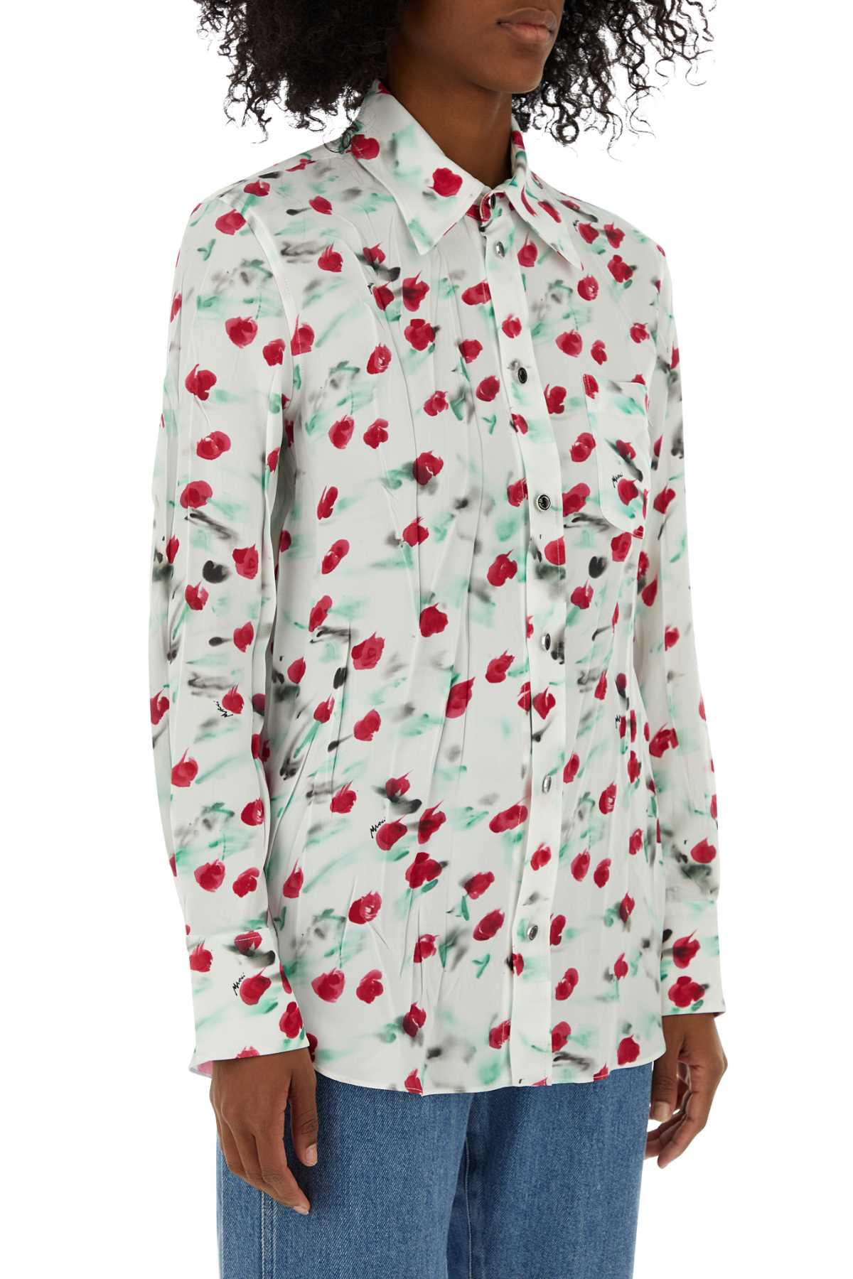 Marni Women Printed Viscose Shirt - 3