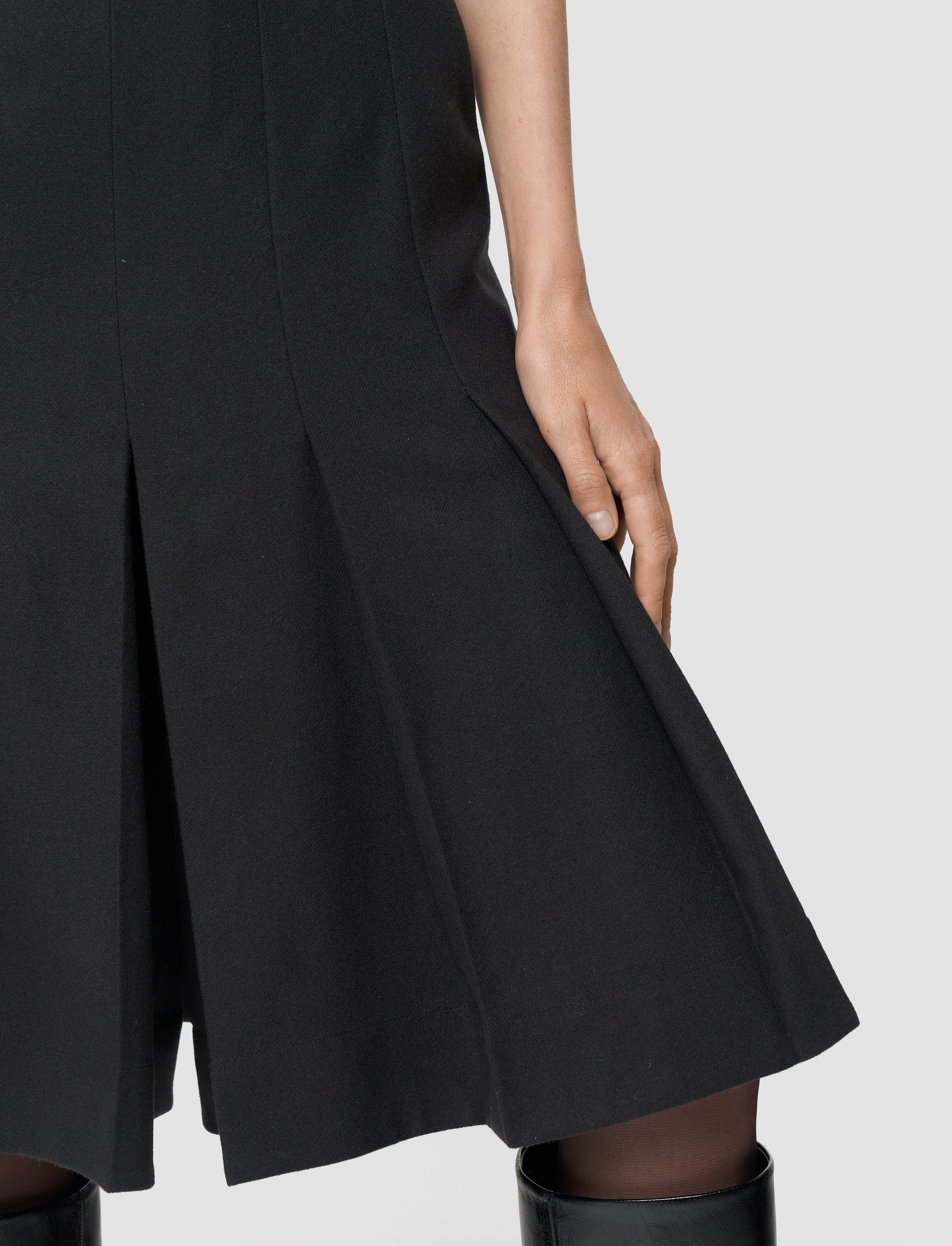 Yanis Flannel Wool Long Shorts - 4