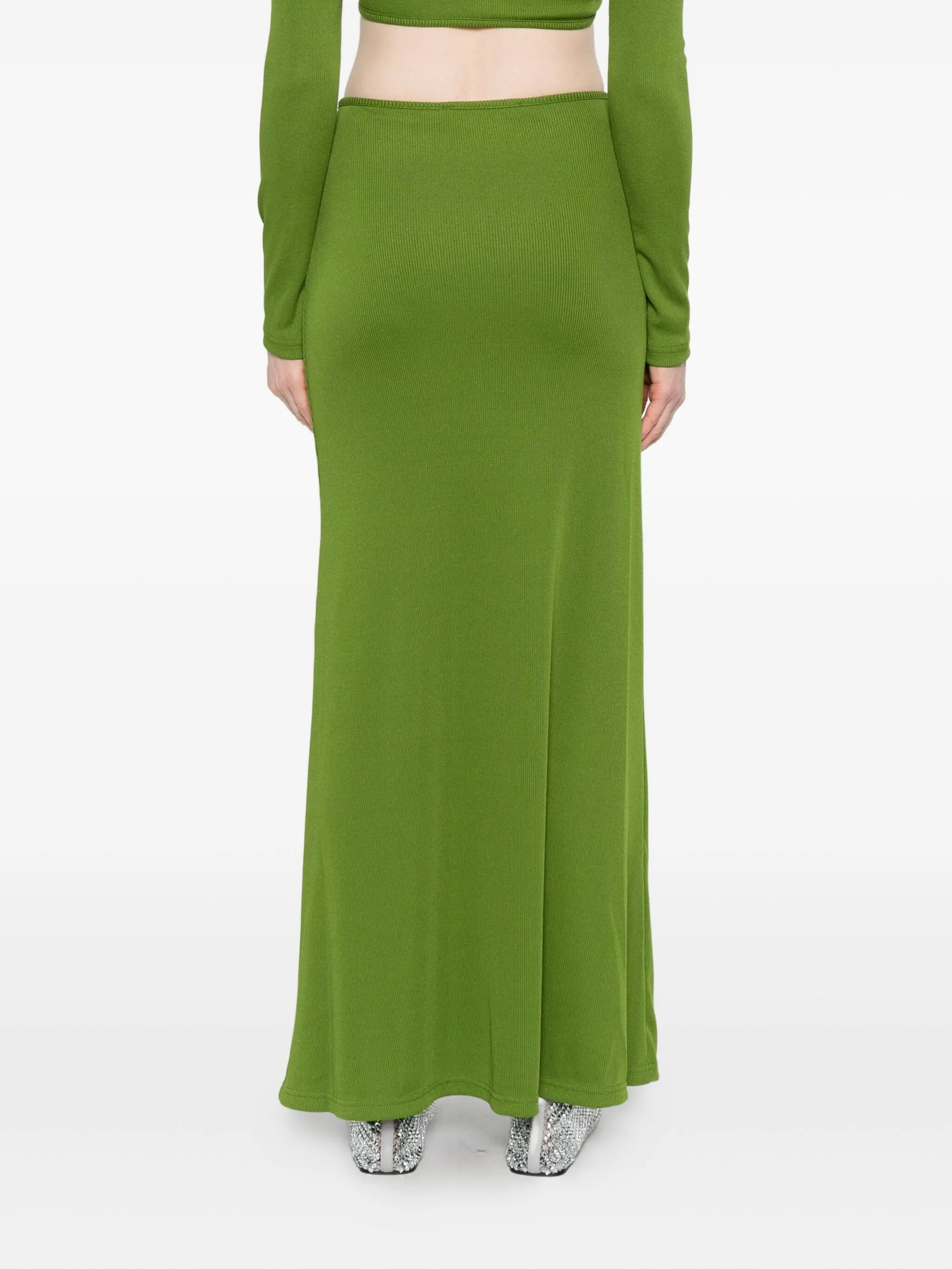 Christopher Esber Ribbed Gathered-effect Skirt - 2
