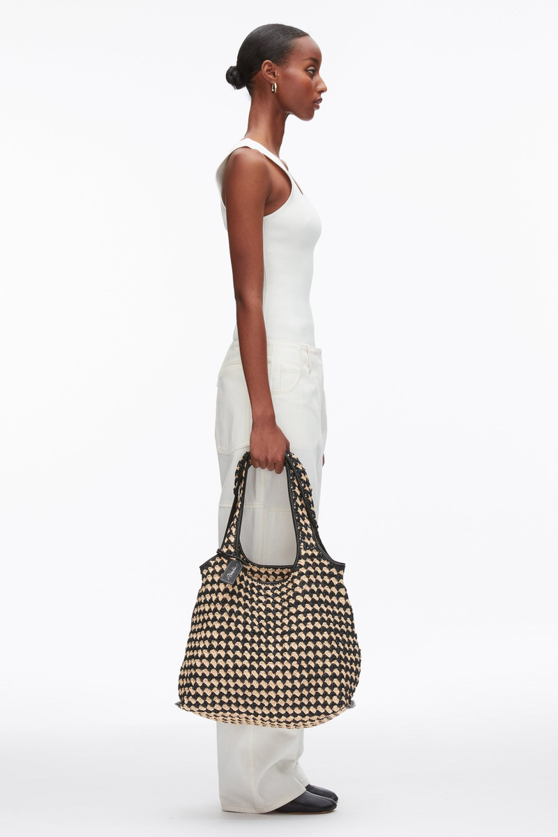 Crochet Raffia Market Tote 6