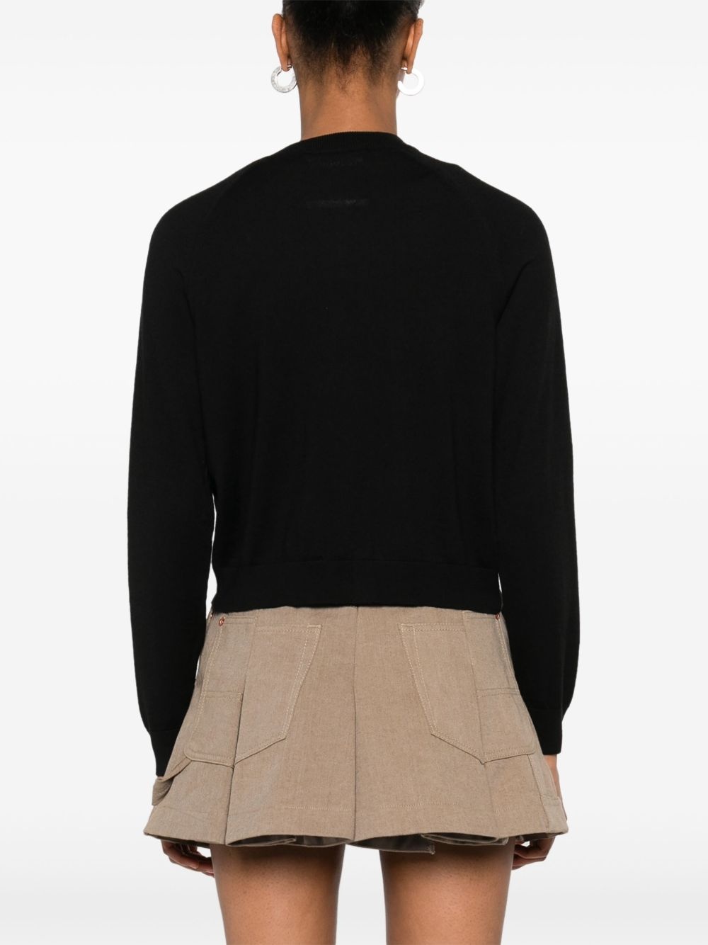 crew-neck cardigan - 4