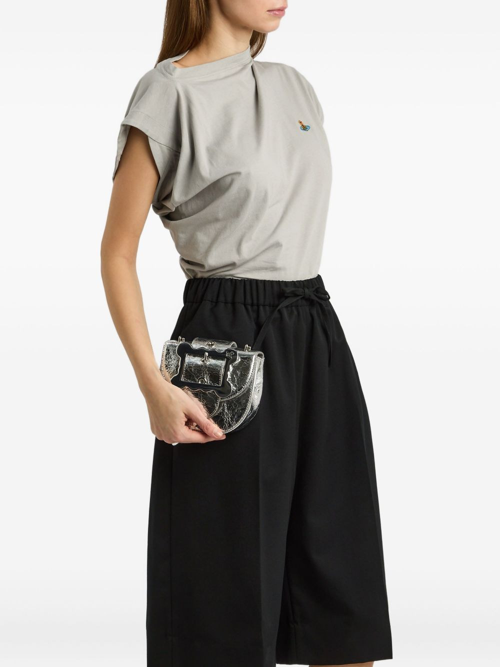 Jodie buckle-embellished satchel - 2