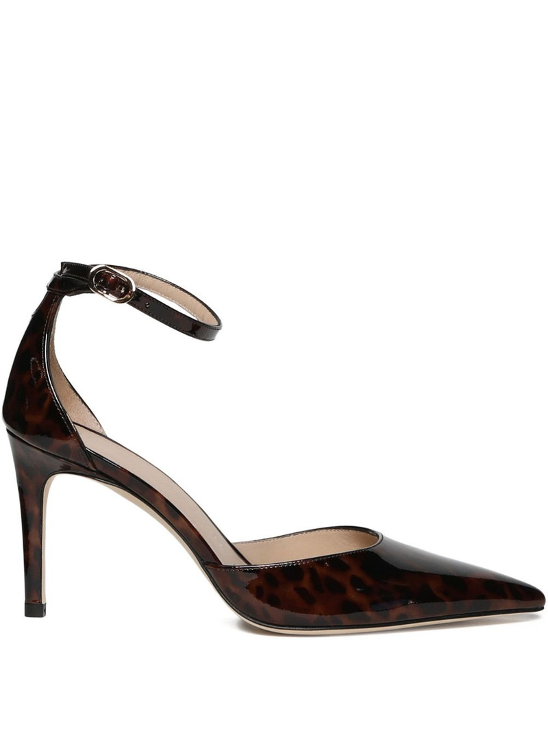 85mm ankle strap pointed pumps 1