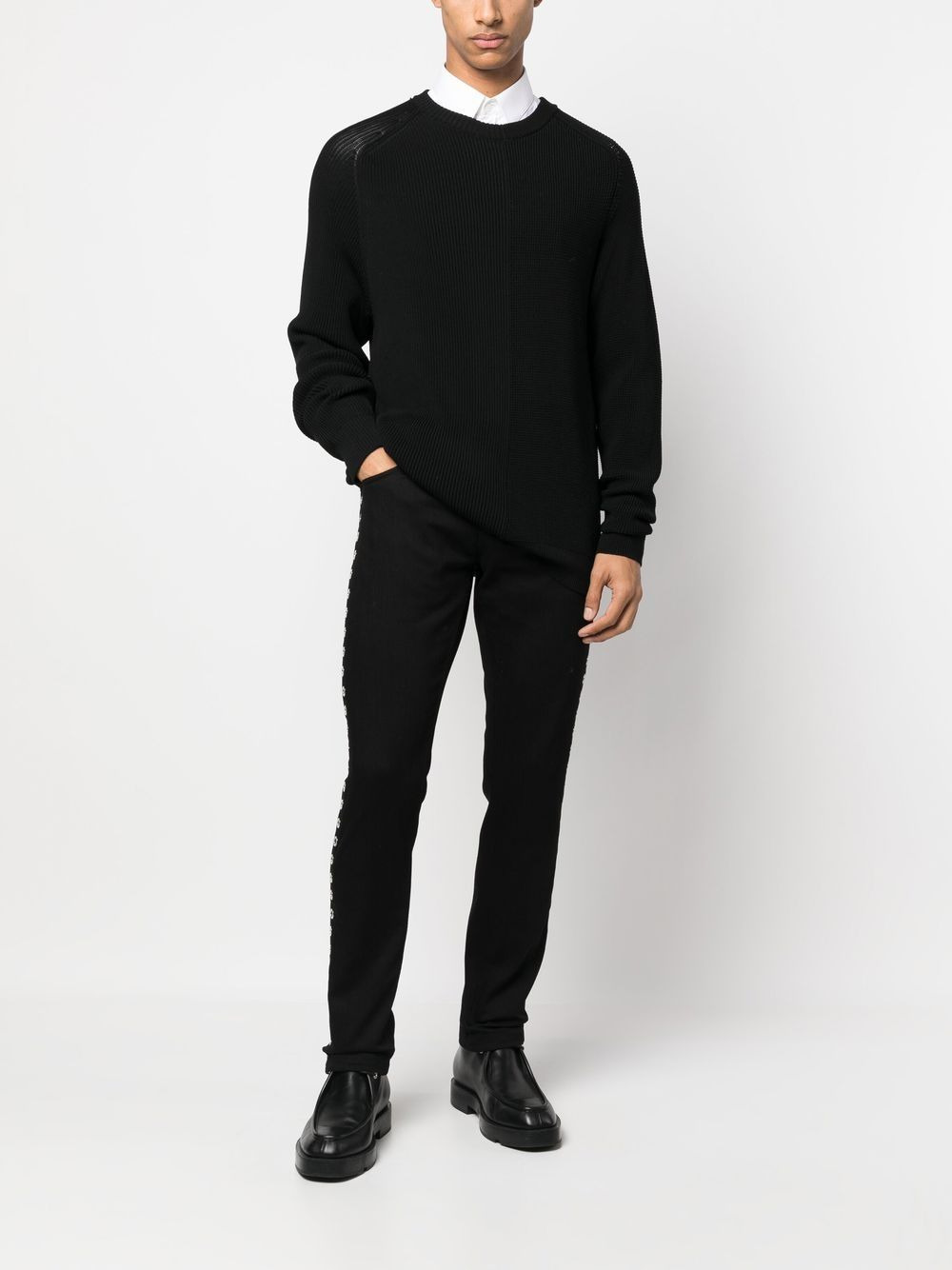 Alexander McQueen mid-rise skinny jeans - 4