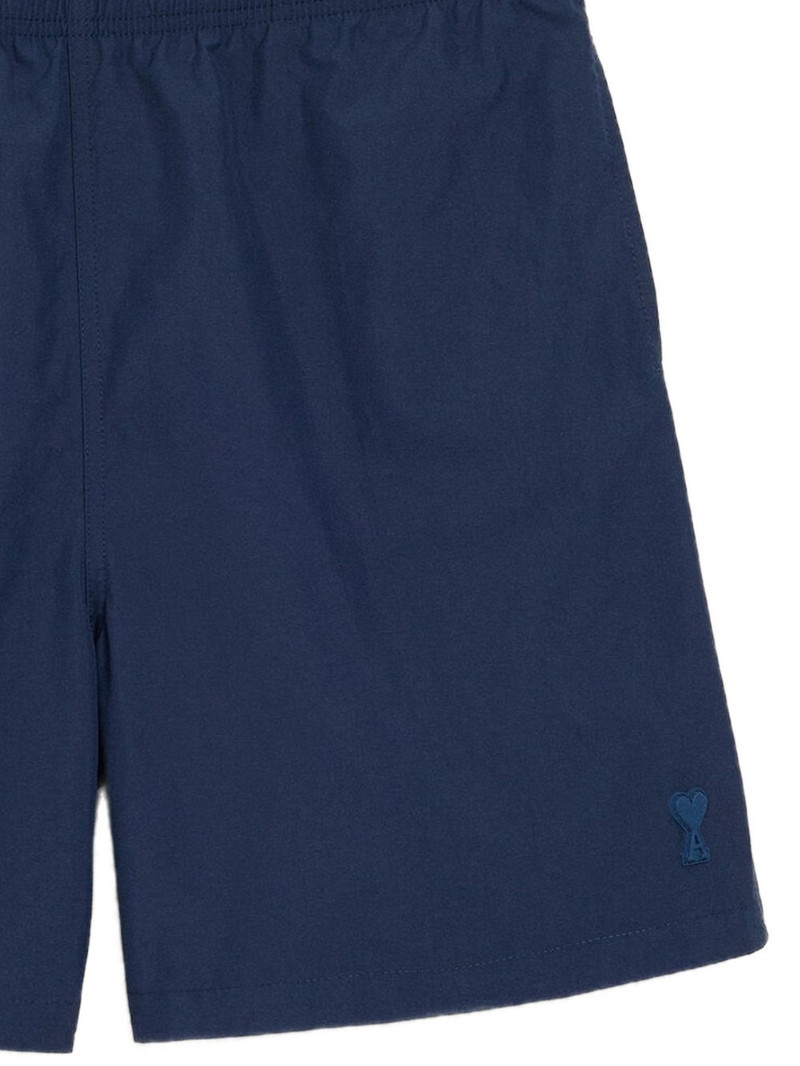 AMI Paris logo plain swim shorts outlook