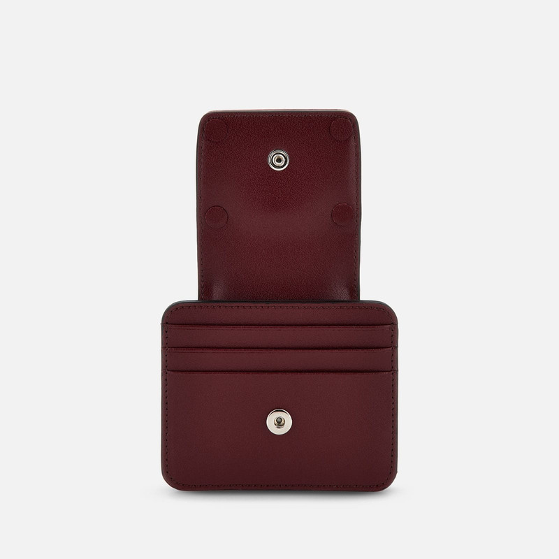 Credit Card Holder Burgundy 3