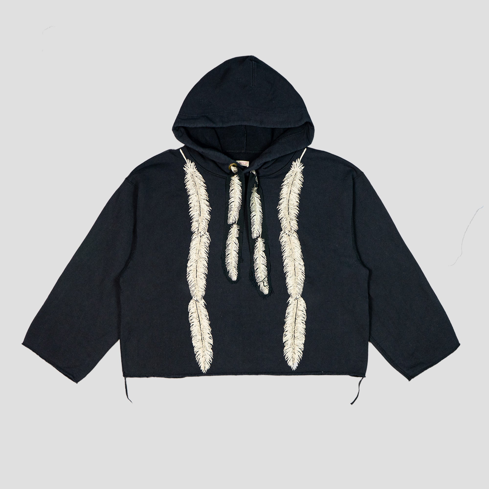 SWT KNIT FEATHER CORD NAMAZU HOODIE (FEATHER) - 1